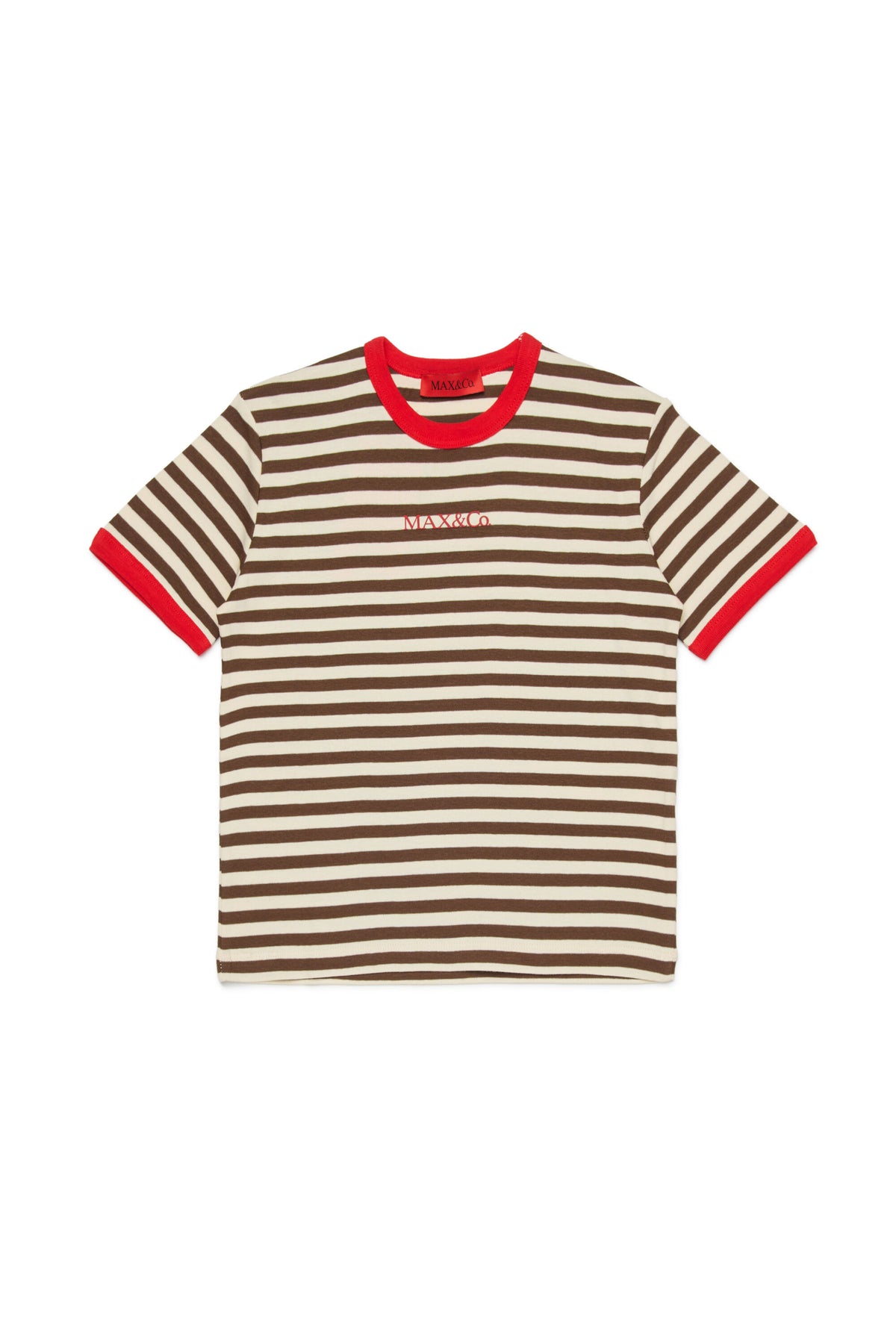 Striped T-shirt with logo