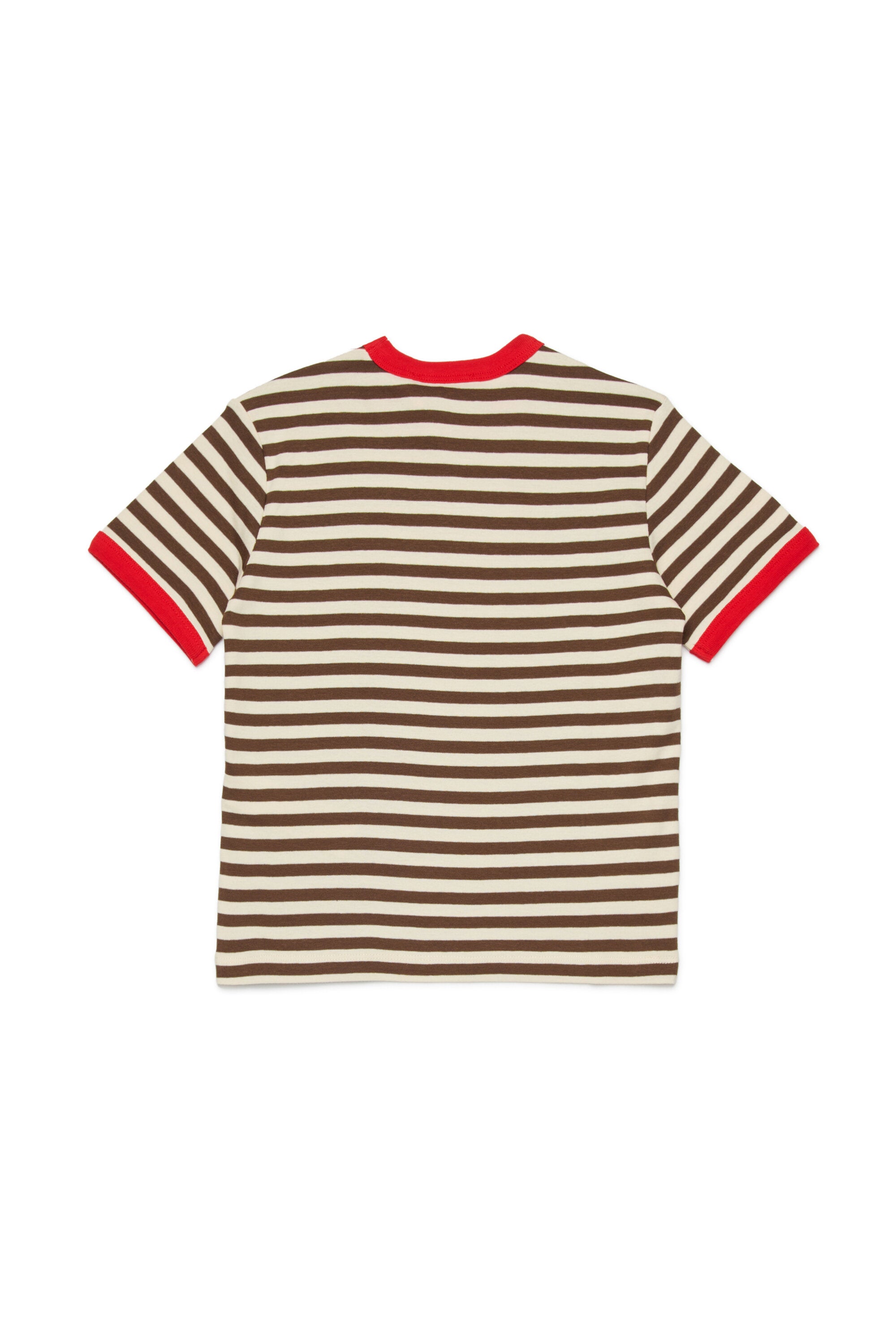 Striped T-shirt with logo