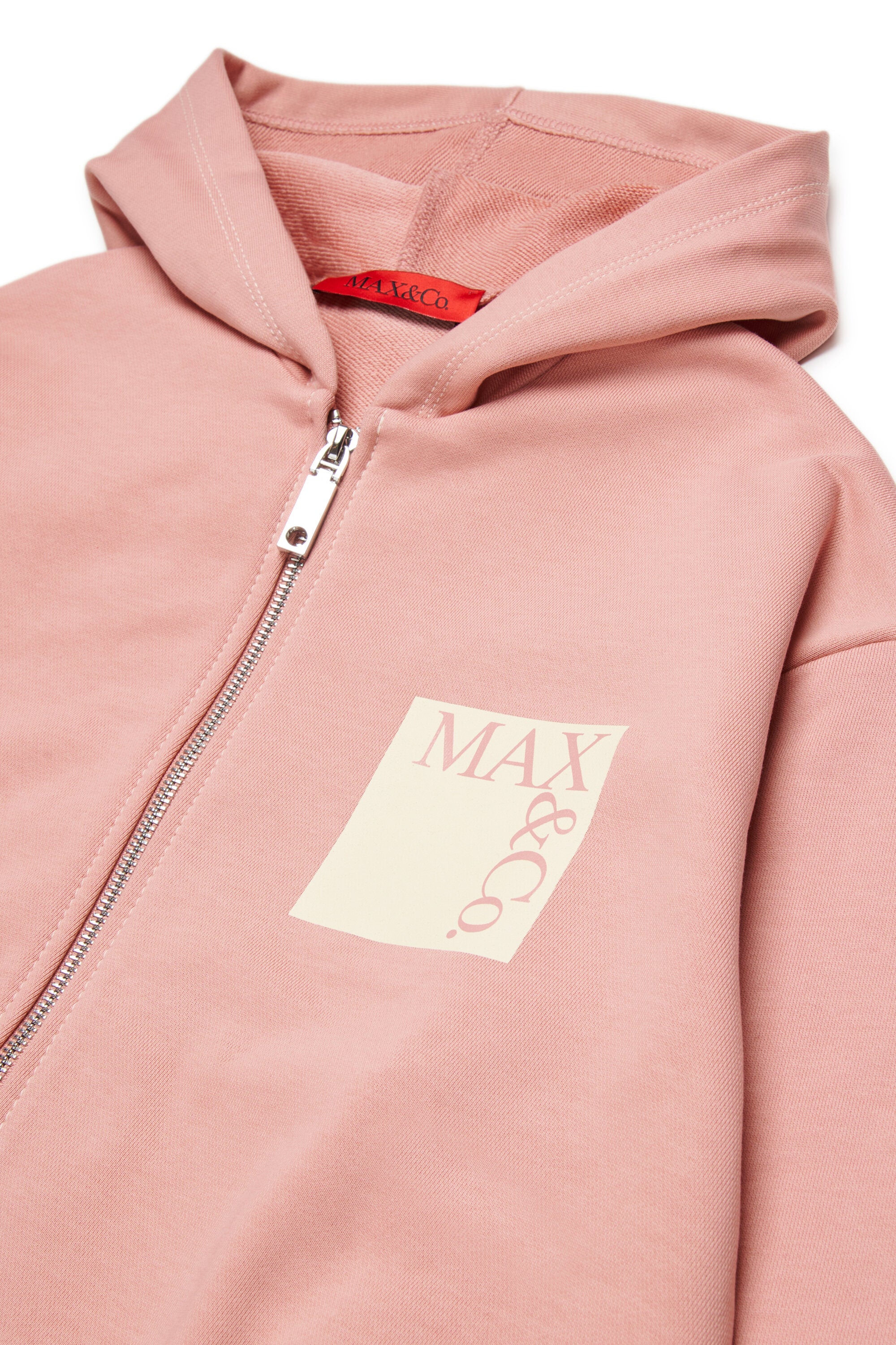 Full-zip sweatshirt with logo