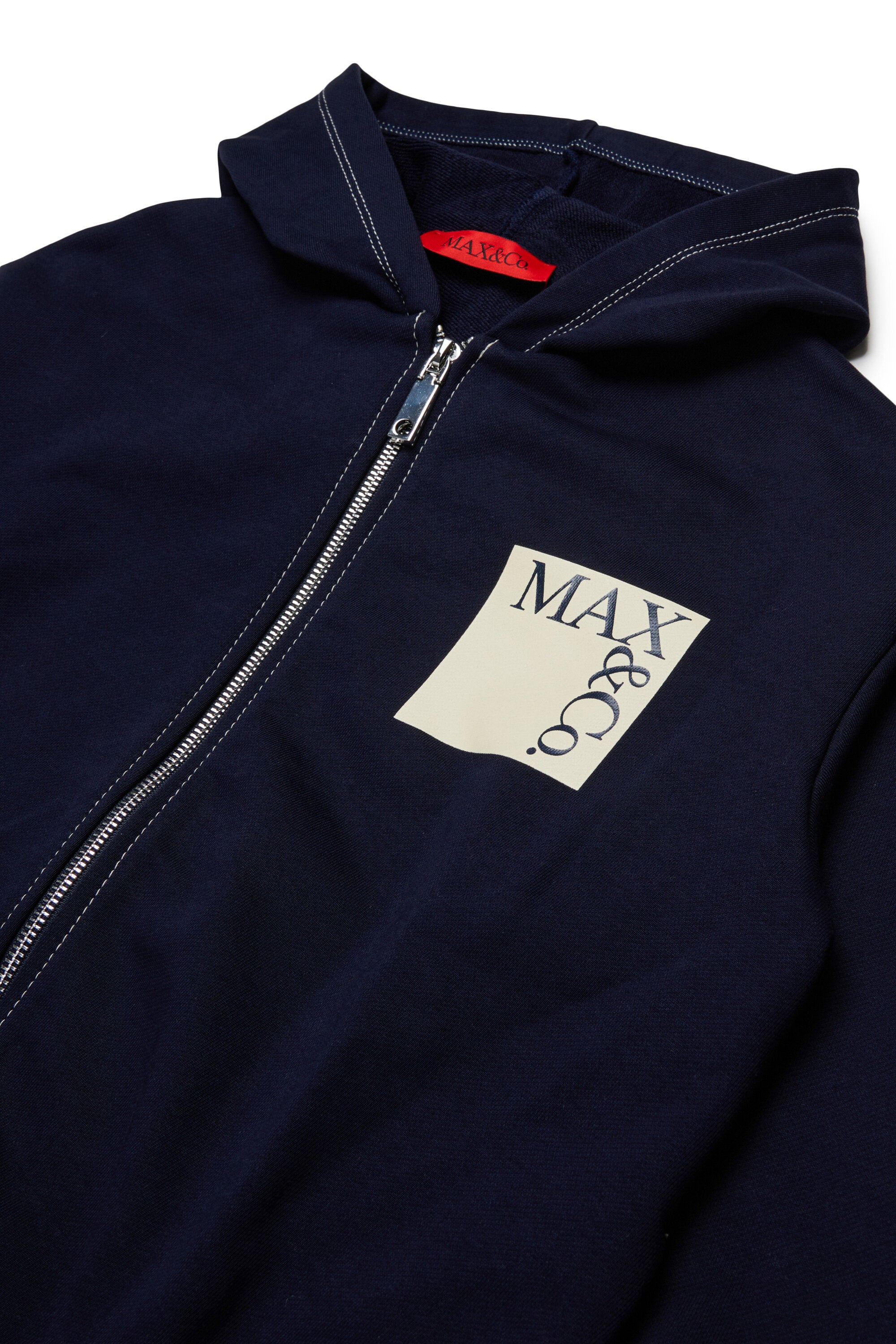 Full-zip sweatshirt with logo