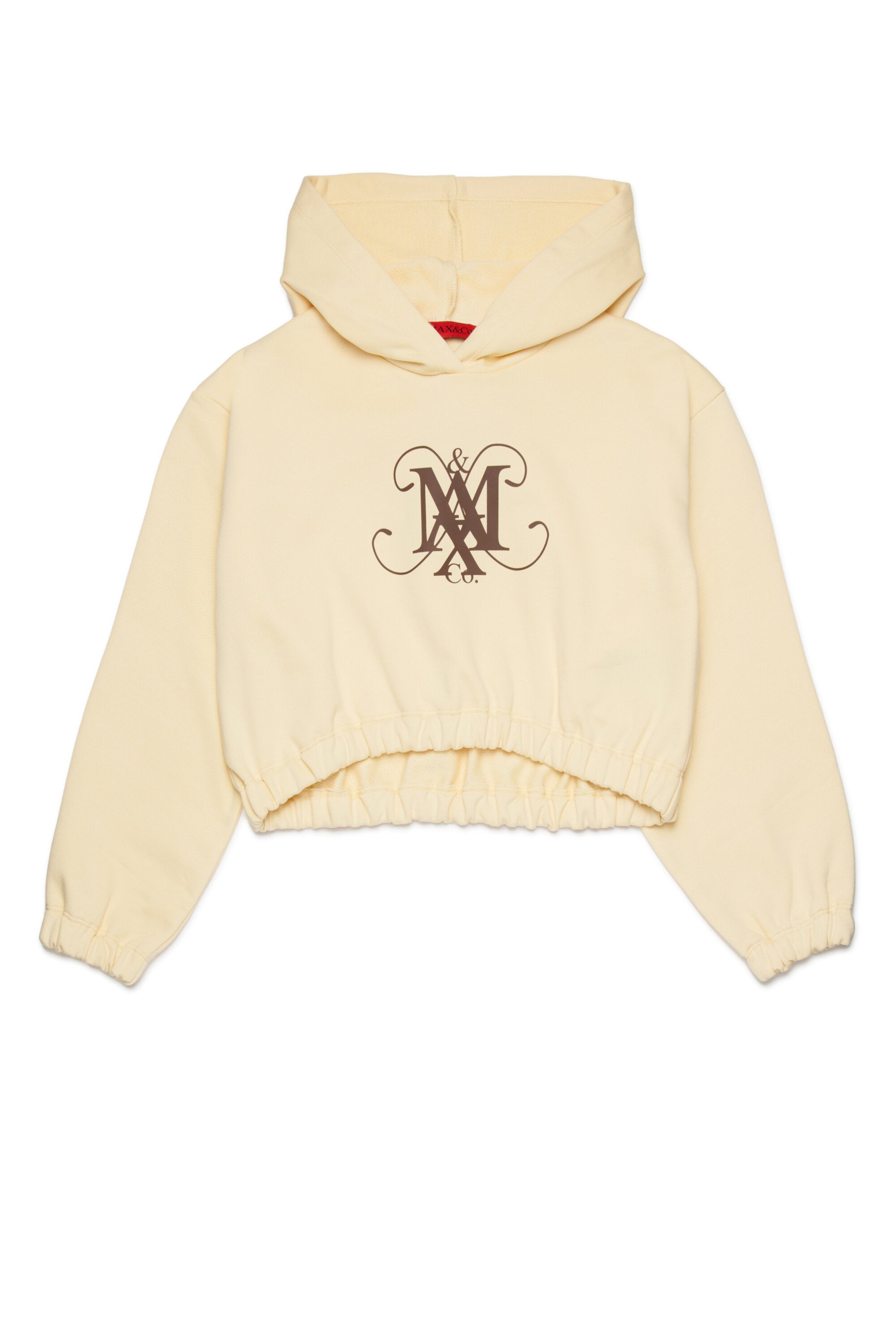 Hooded sweatshirt with monogram logo