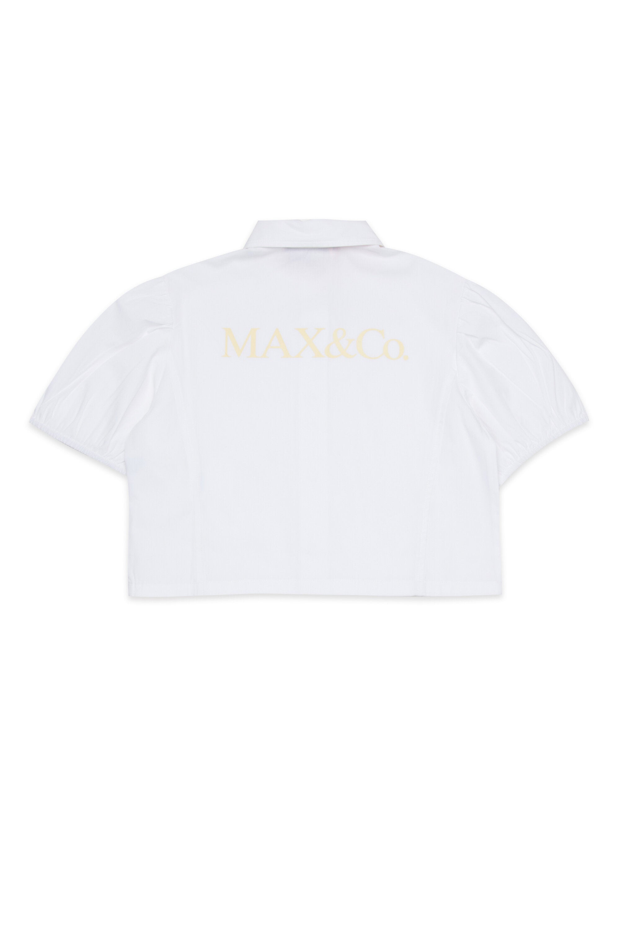 Short-sleeved shirt with logo