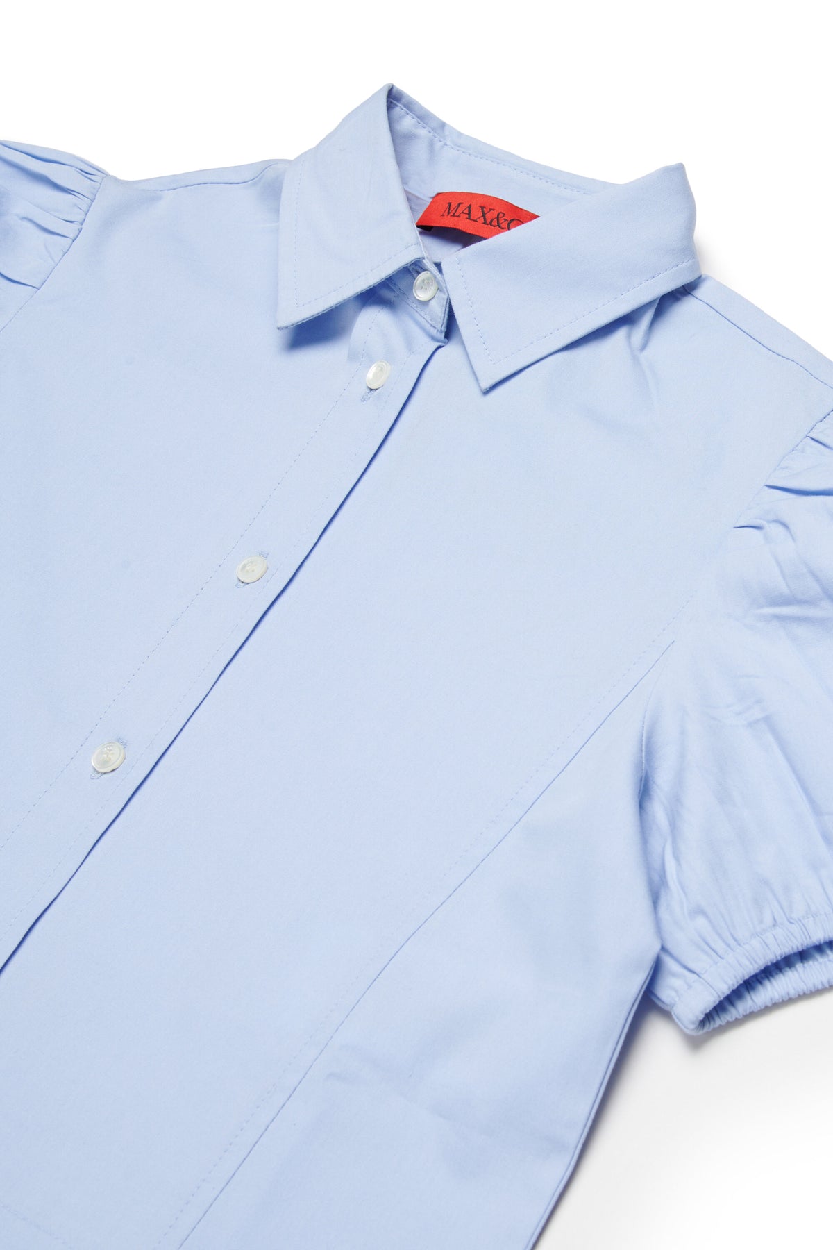 Short-sleeved shirt with logo