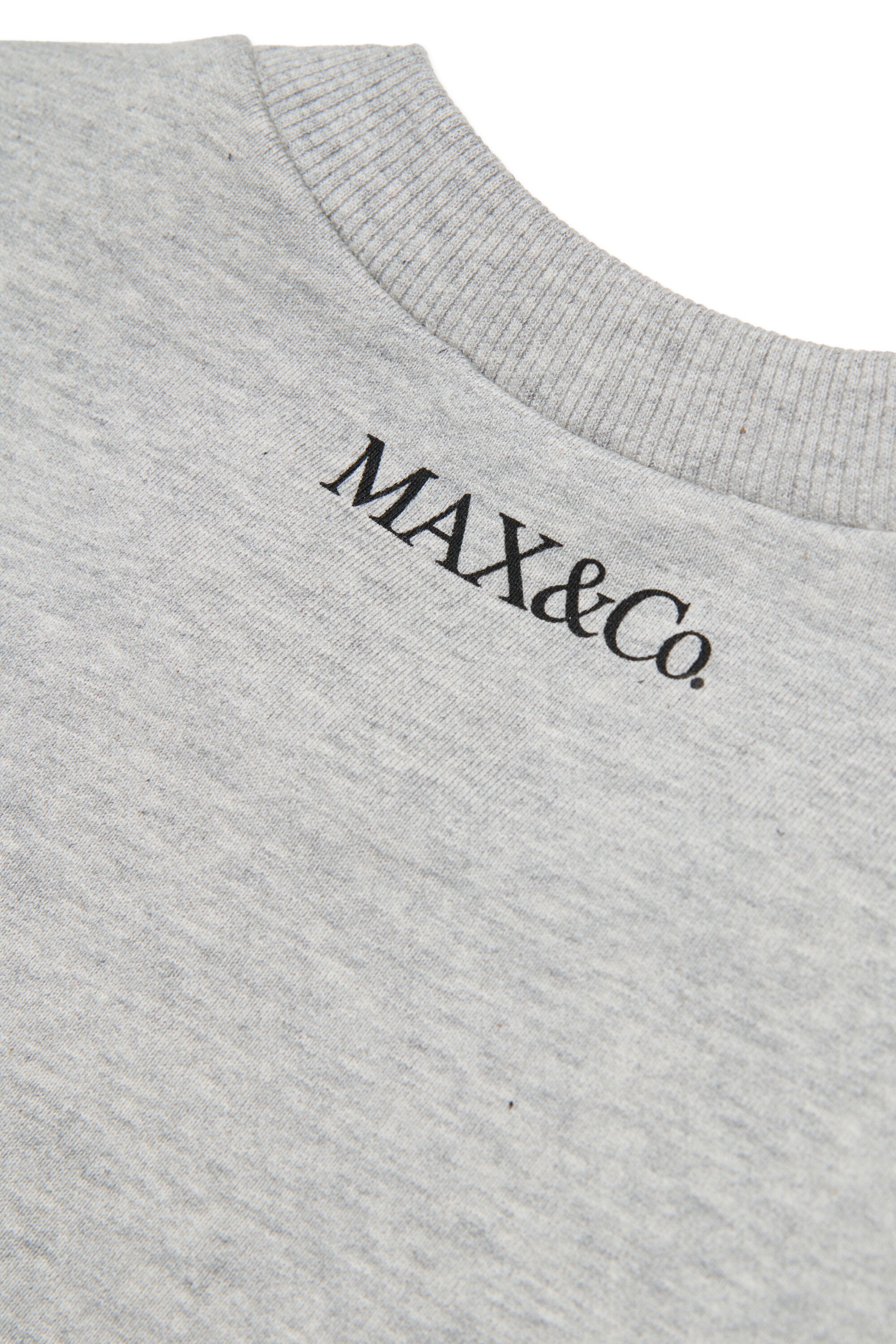 Crewneck sweatshirt with printed logo