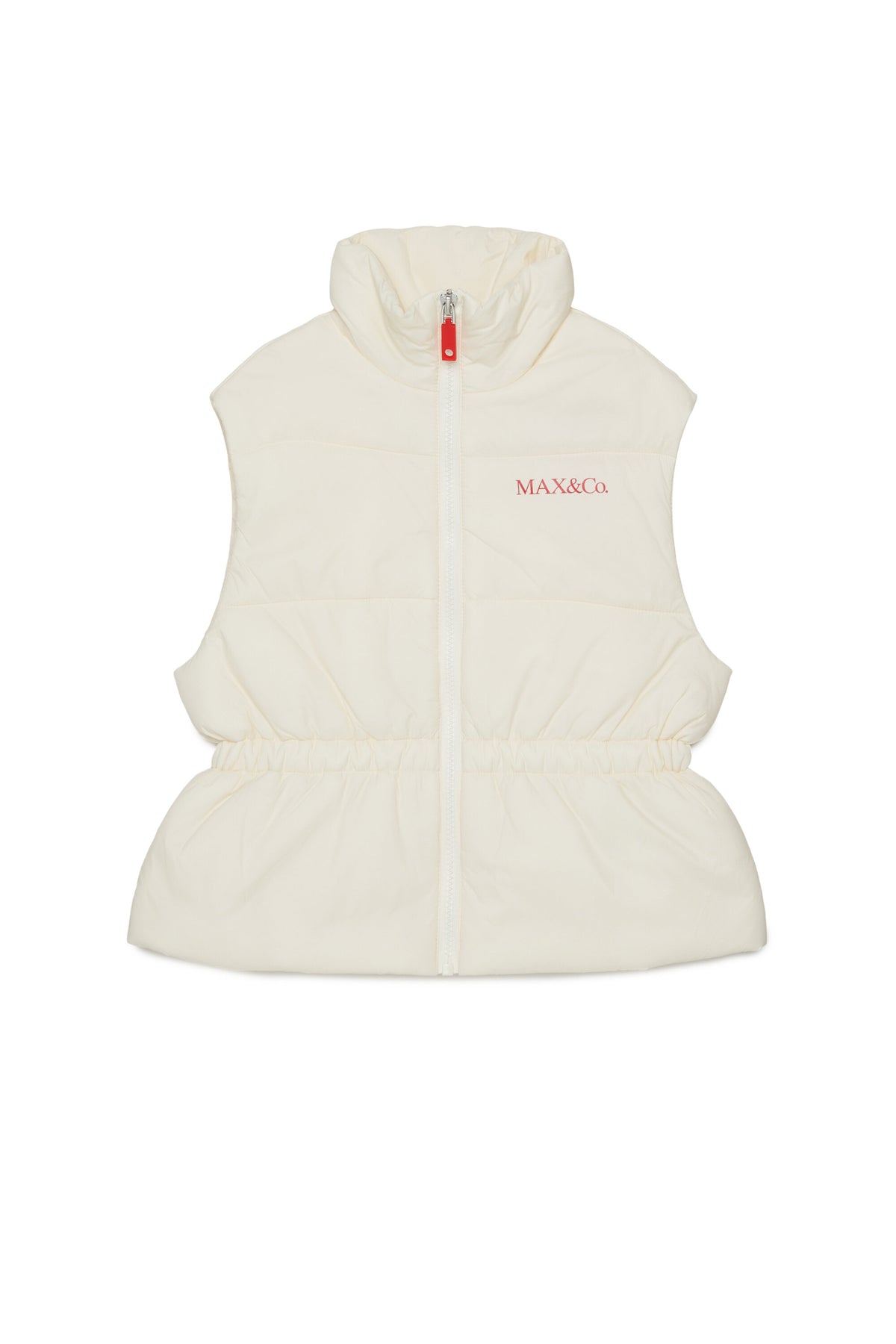 Padded vest with logo