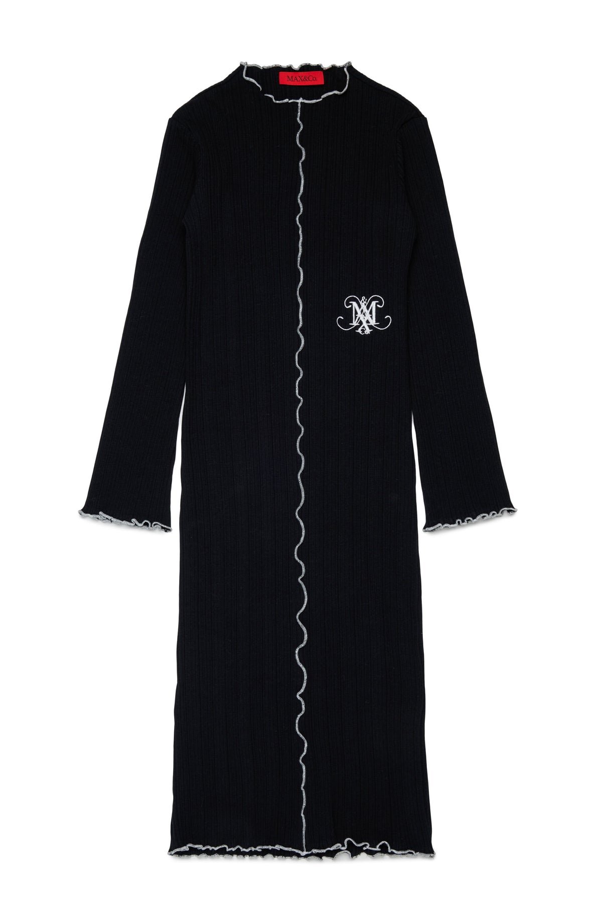 Midi dress with logo