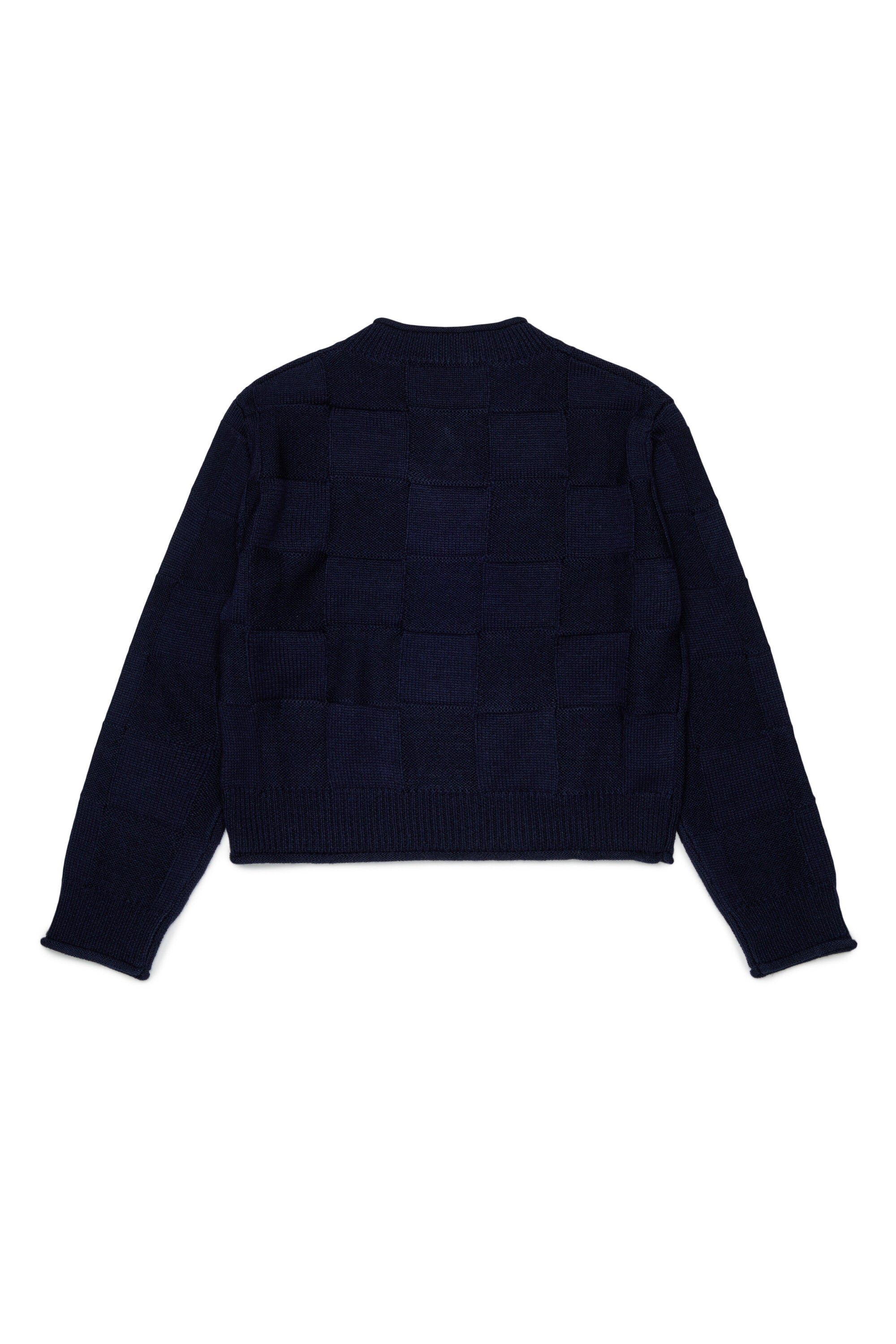 V-neck pullover with logo