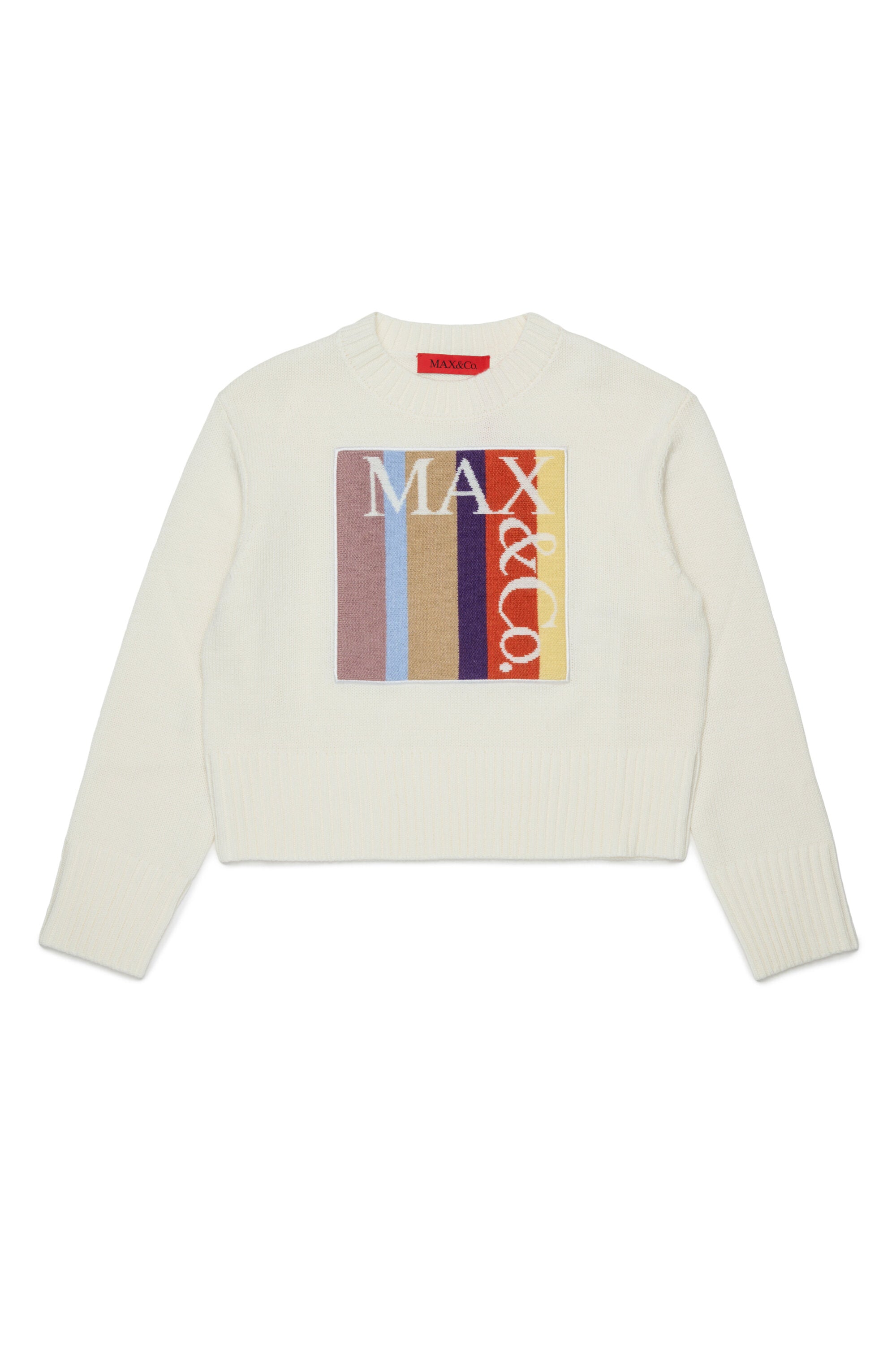 Crew-neck pullover with logo