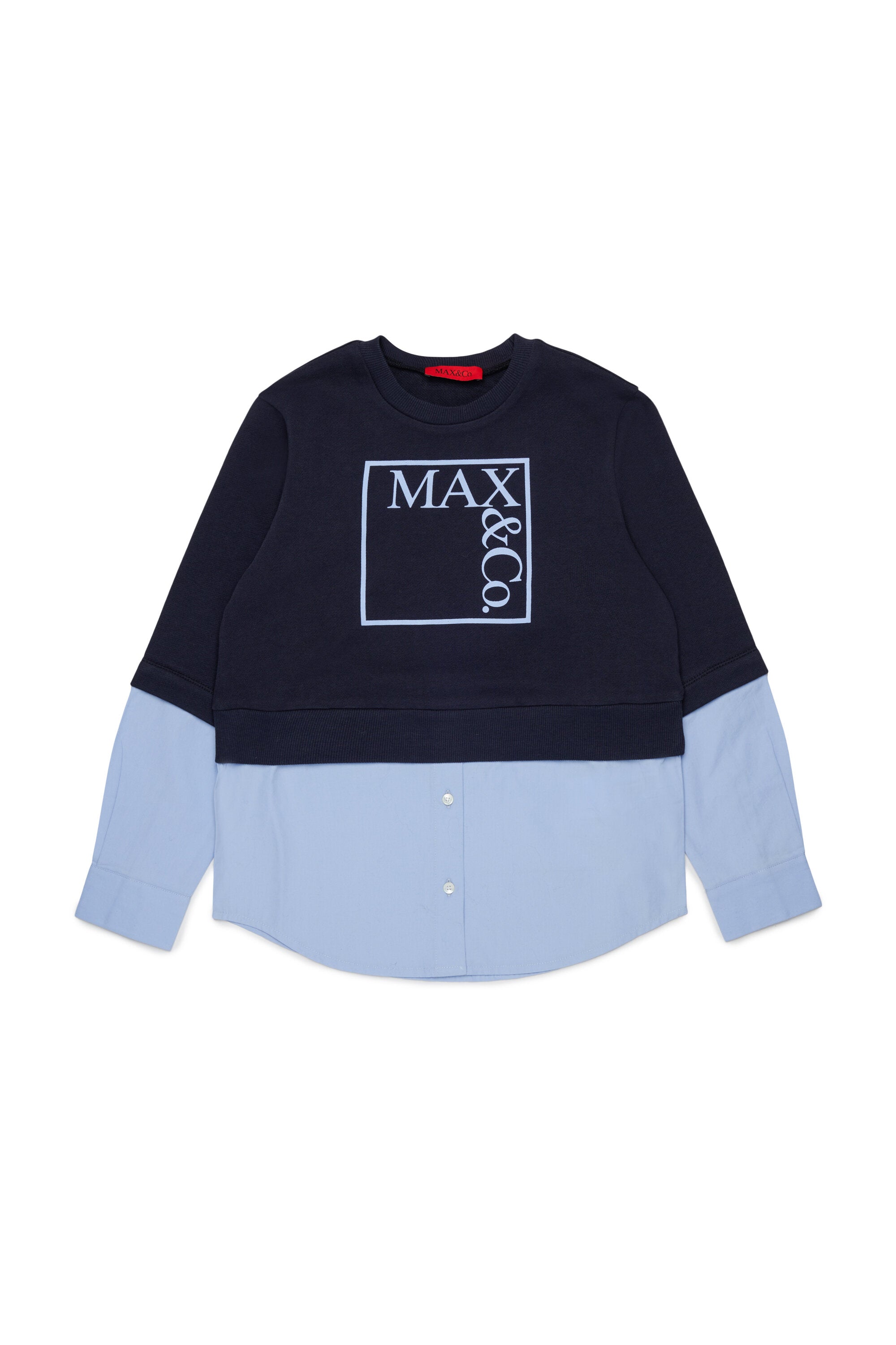 Crew-neck sweatshirt with logo
