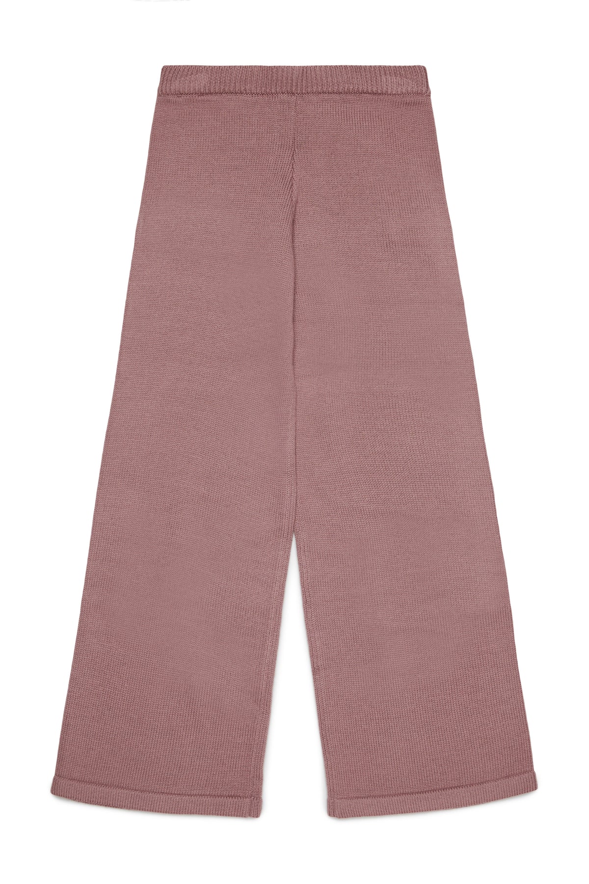 Knit pants with logo