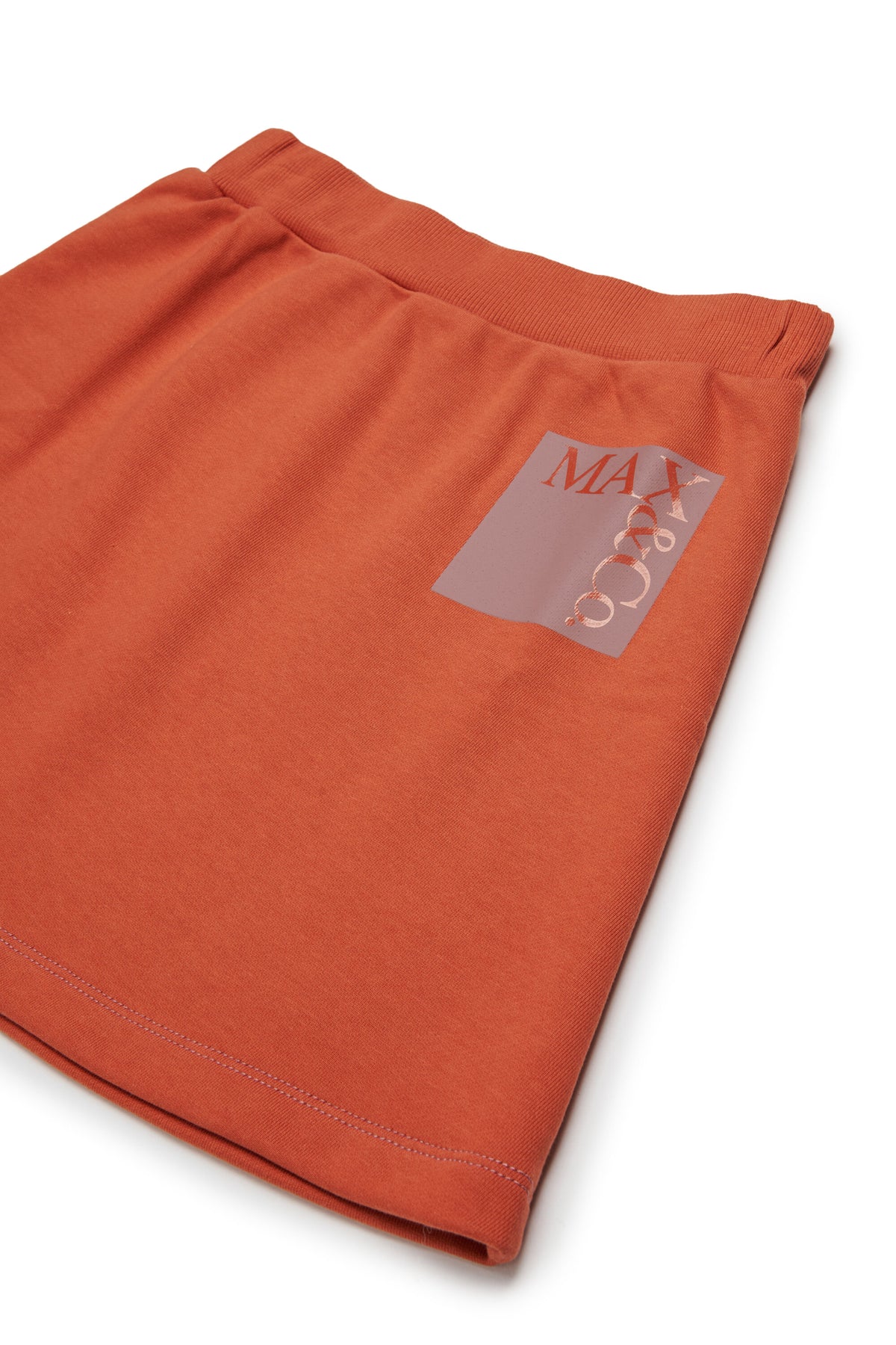 Short skirt with logo
