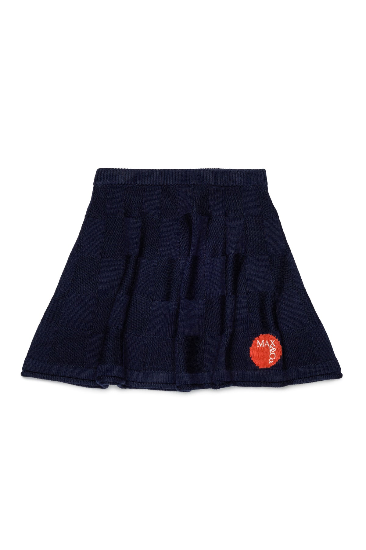 Short skirt with logo