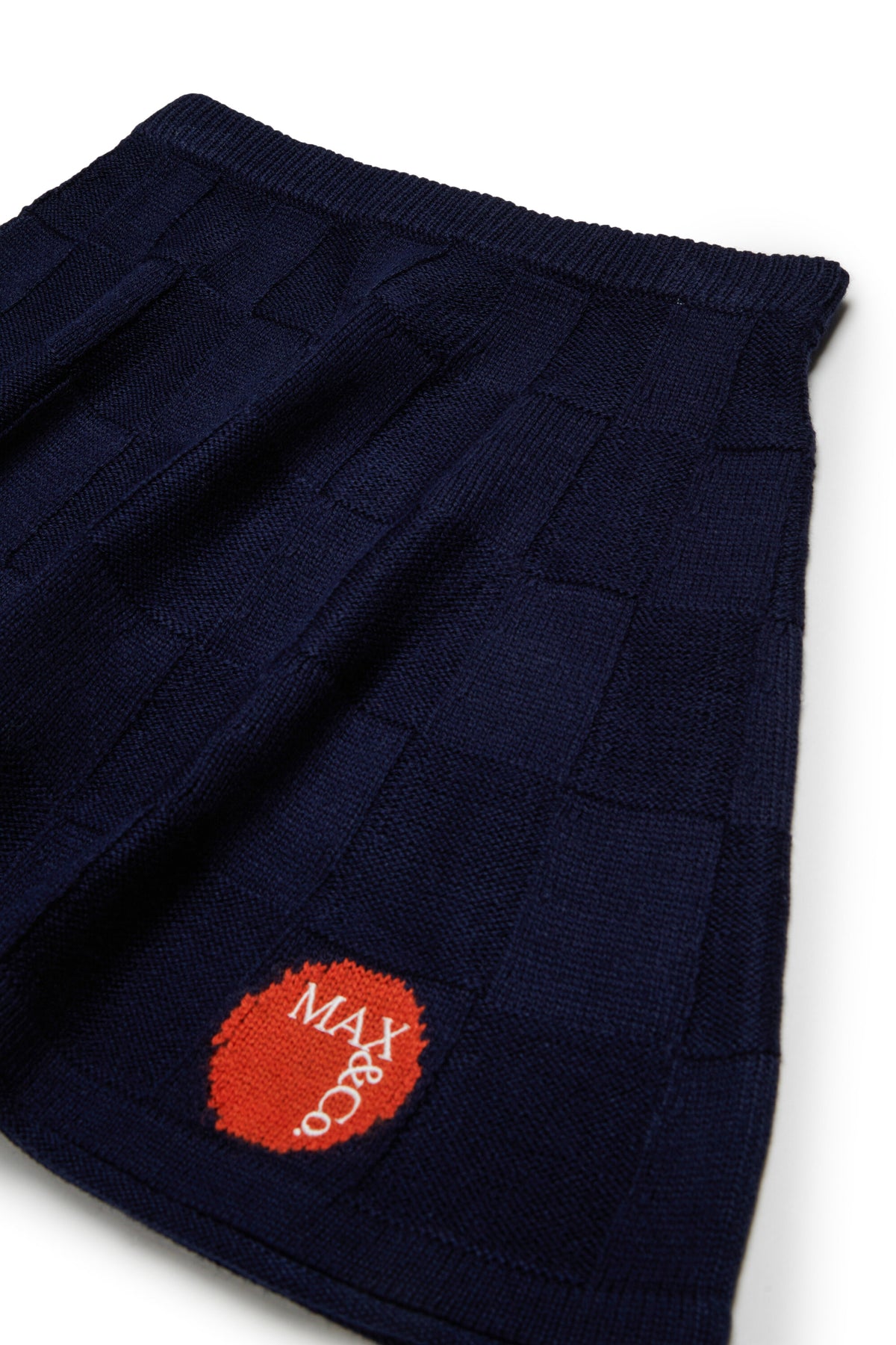 Short skirt with logo