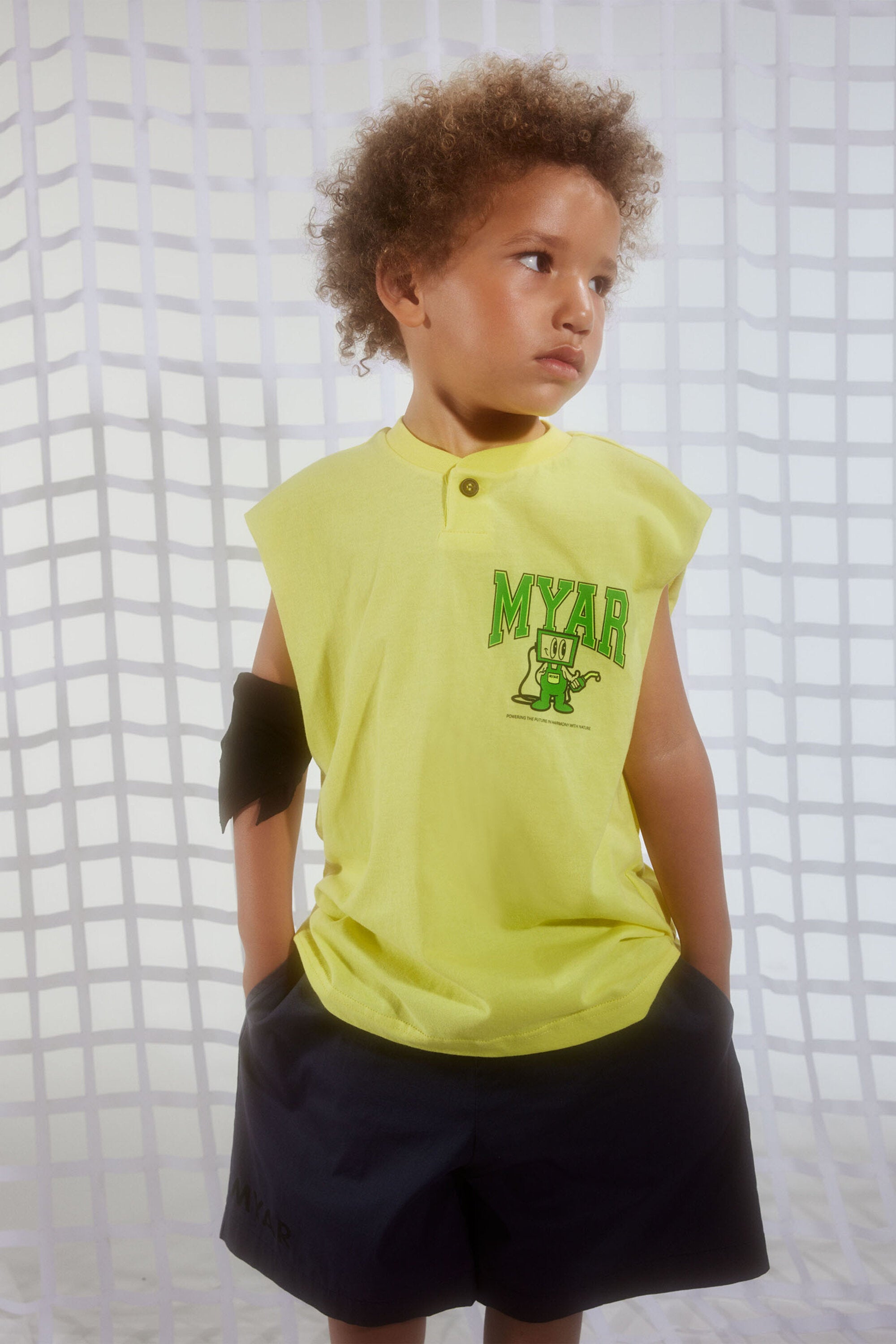 Deadstock cotton sleeveless t-shirt