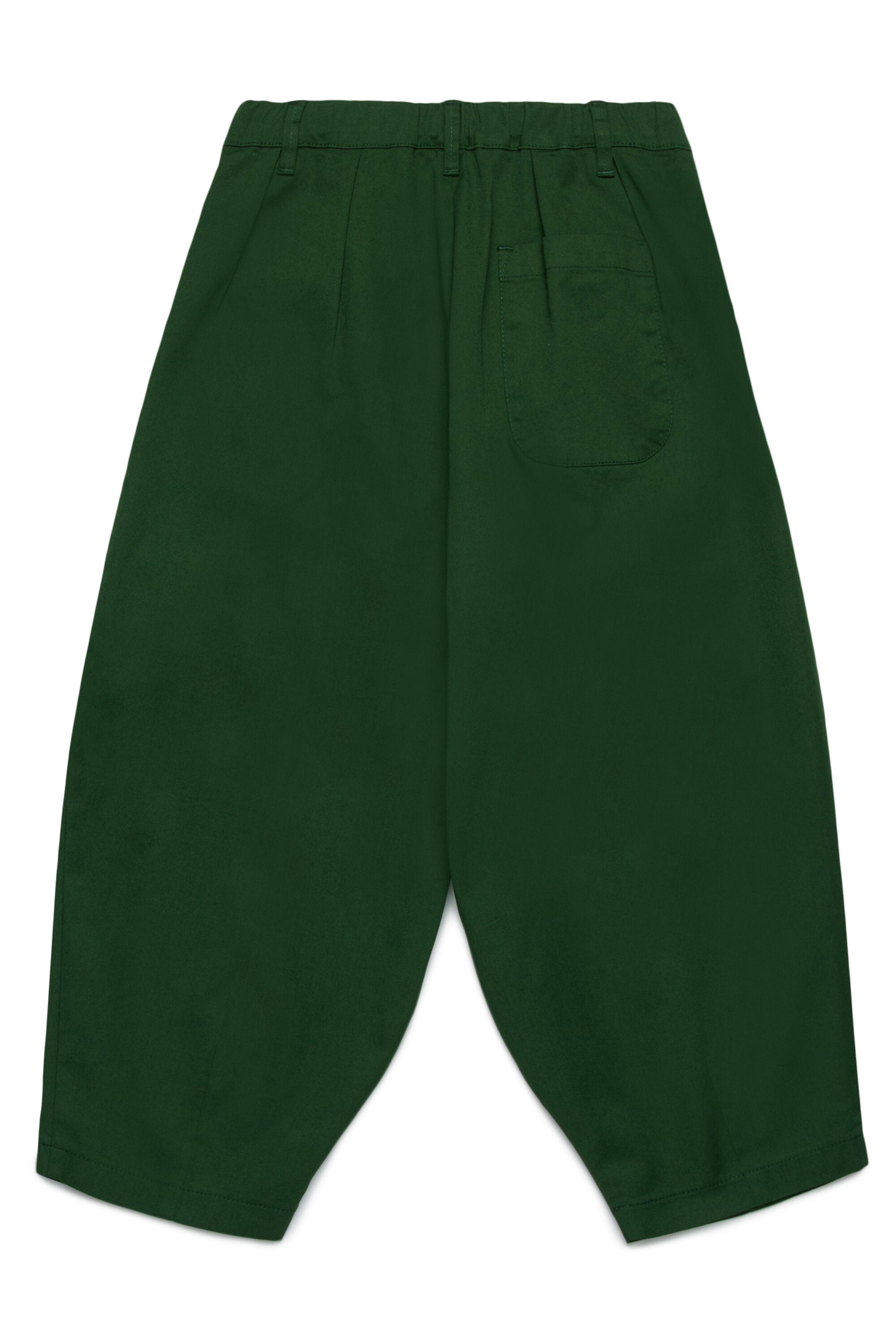 Trousers in deadstock fabric and MYAR logo