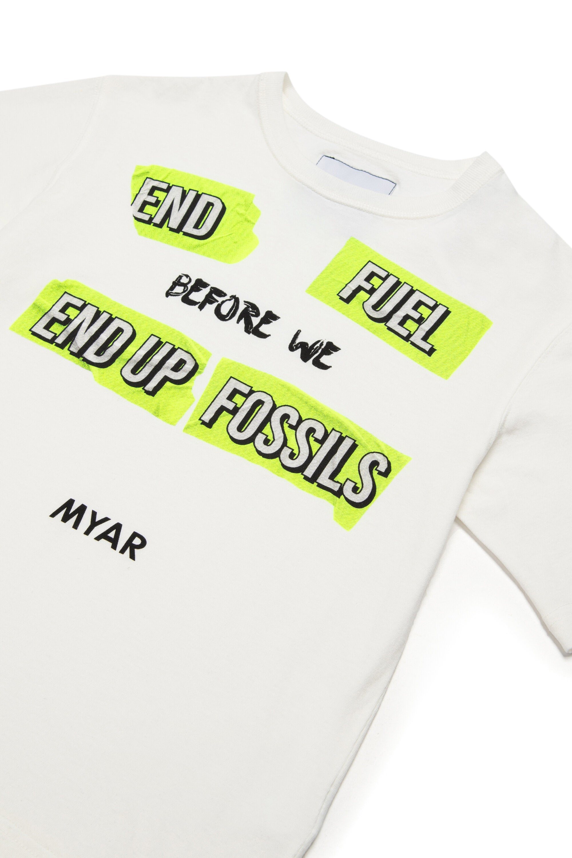 Deadstock cotton T-shirt with Before graphics