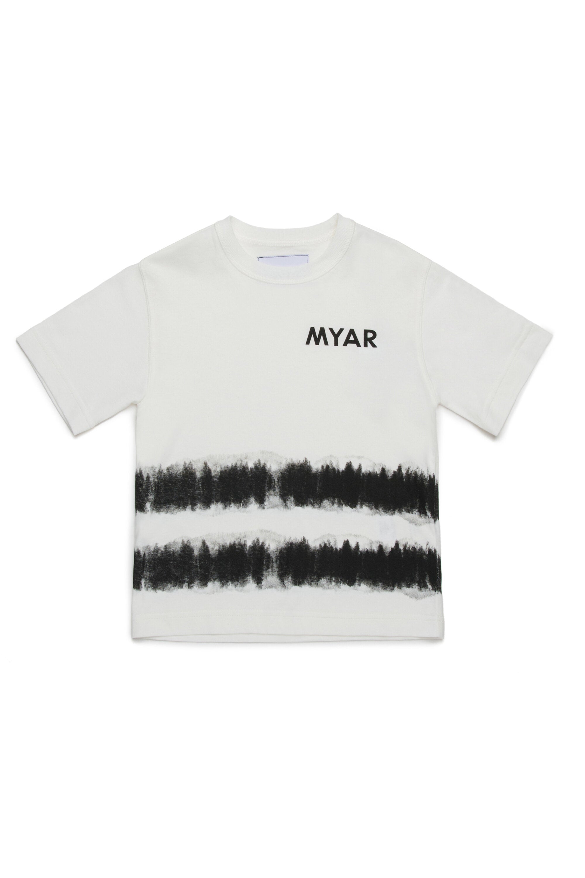 Deadstock cotton t-shirt with tye-die effect