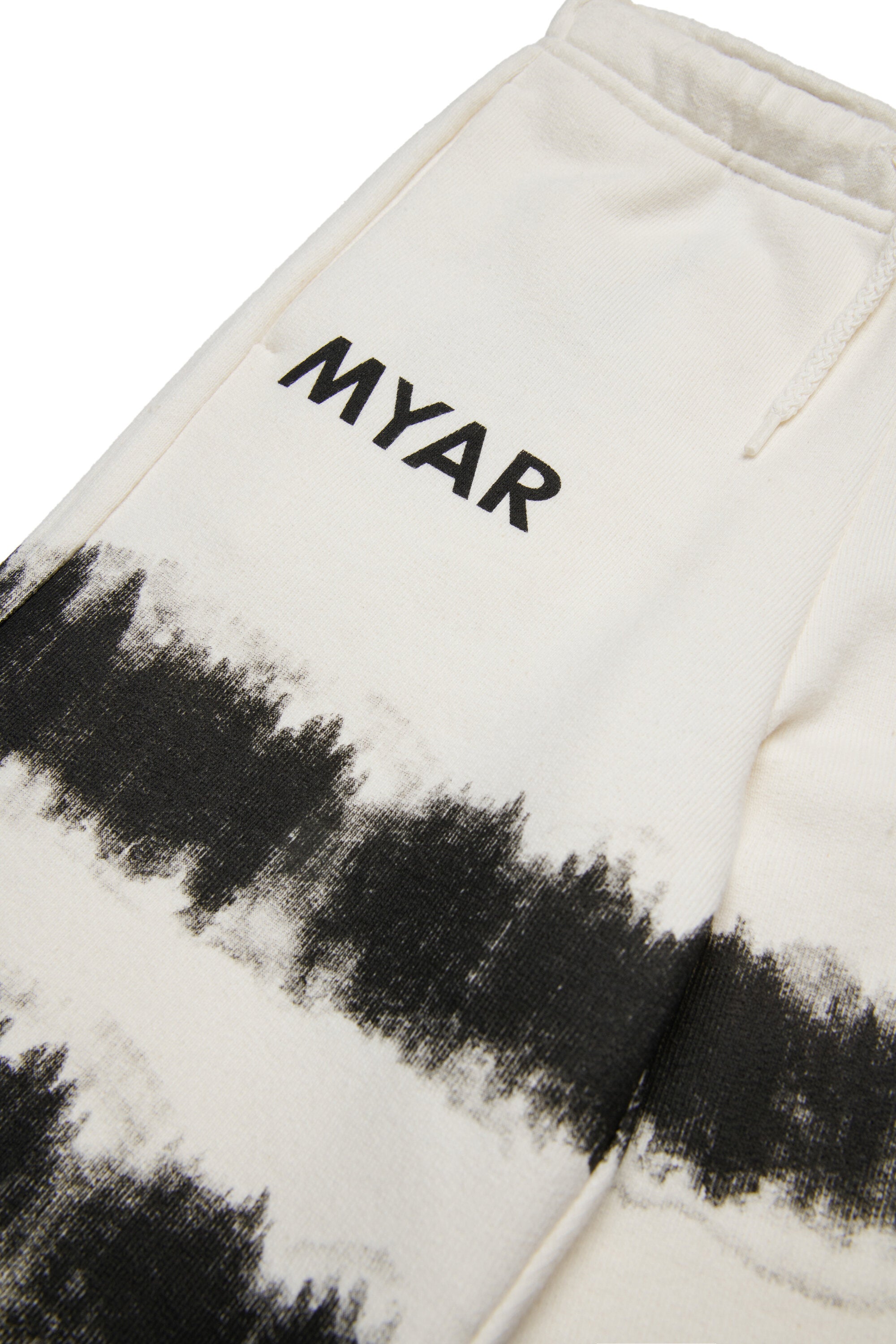 Deadstock sweatpants with tye-die effect