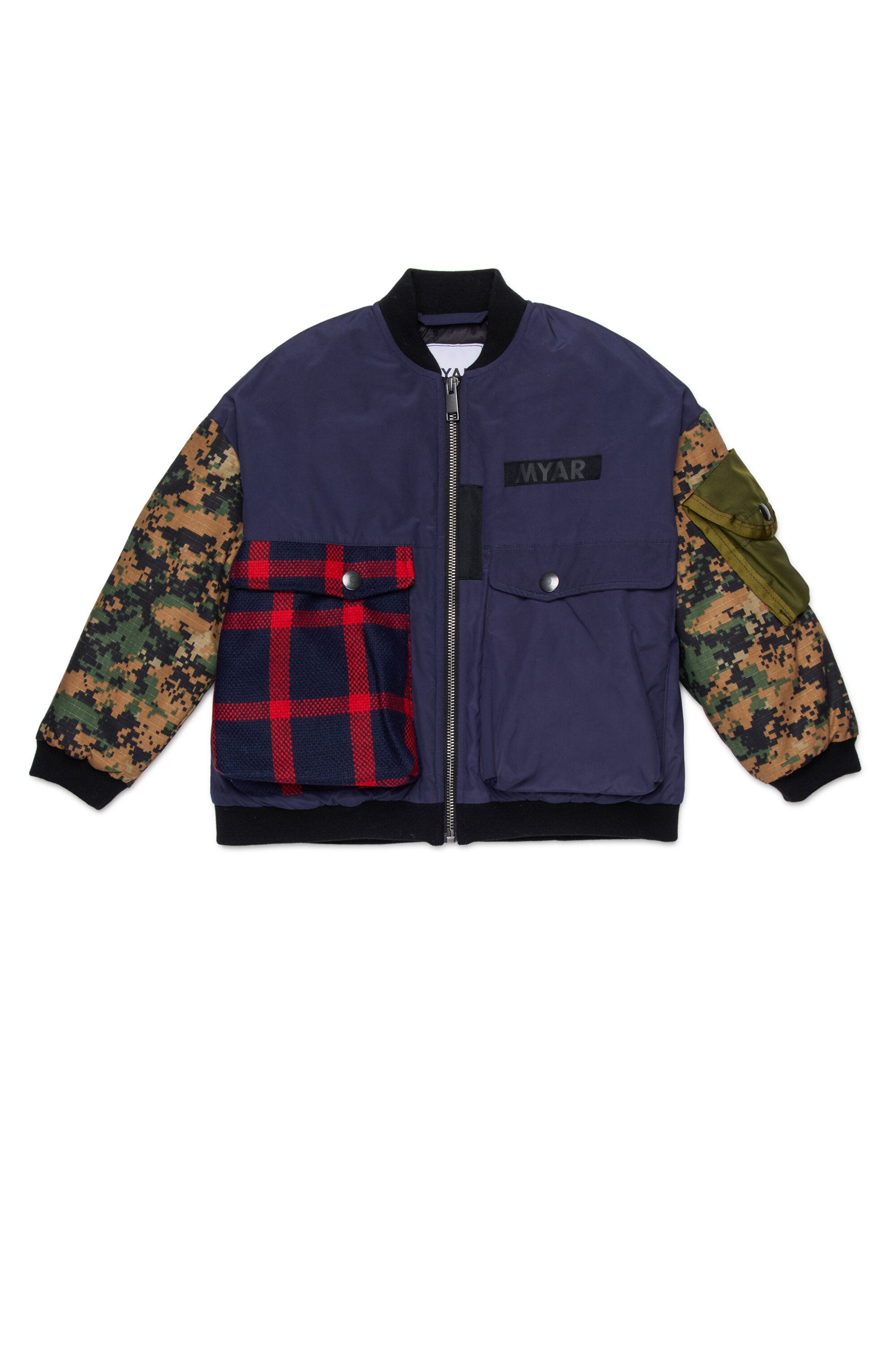 Camouflage bomber jacket