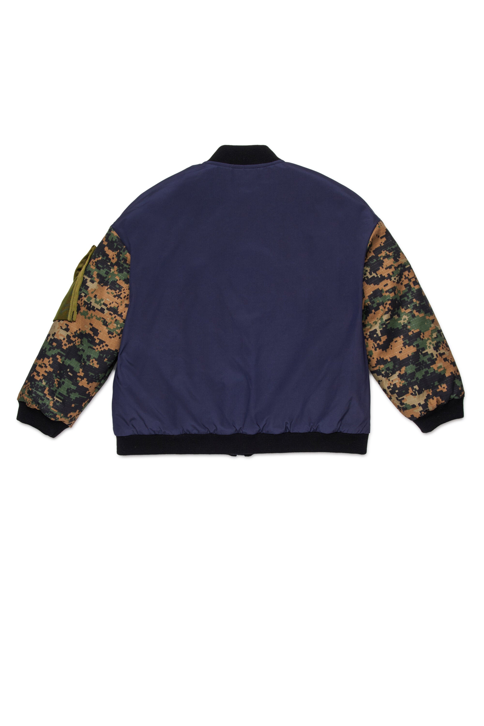 Camouflage bomber jacket