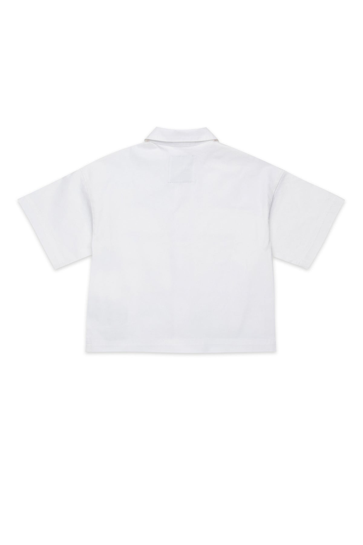 Short-sleeve multi-pocket shirt