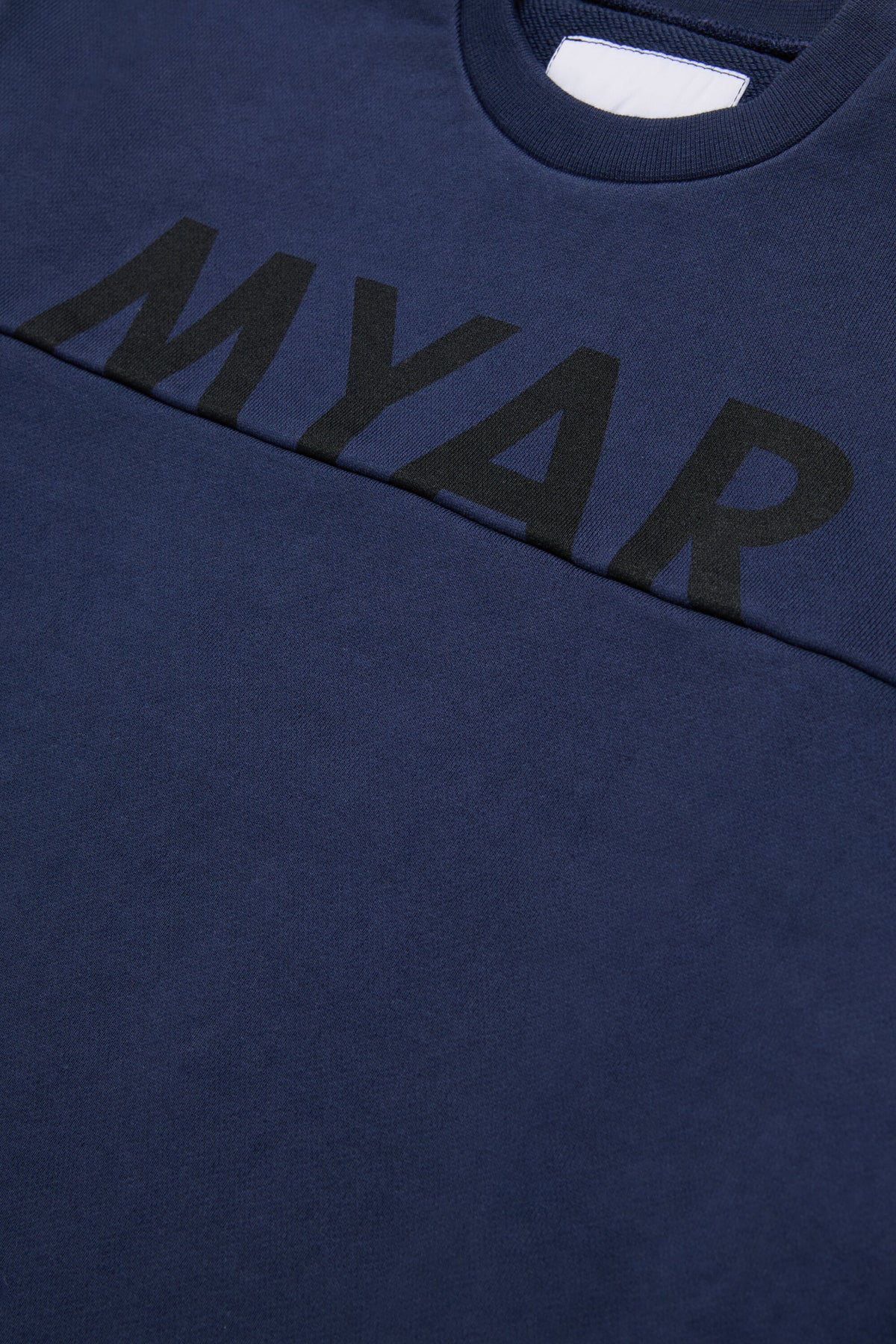 Crew neck sweatshirt with logo