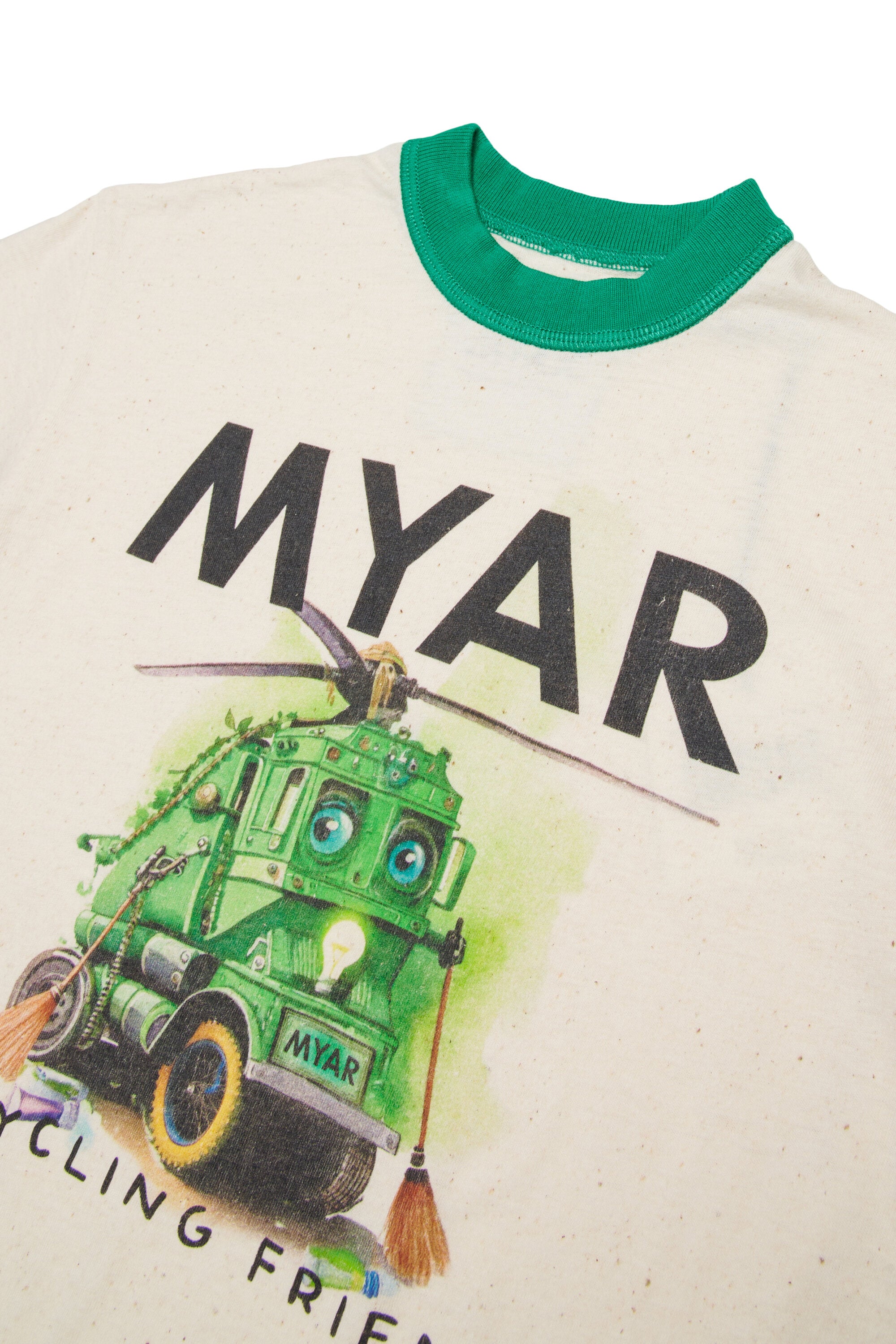 Recycling friend printed T-shirt