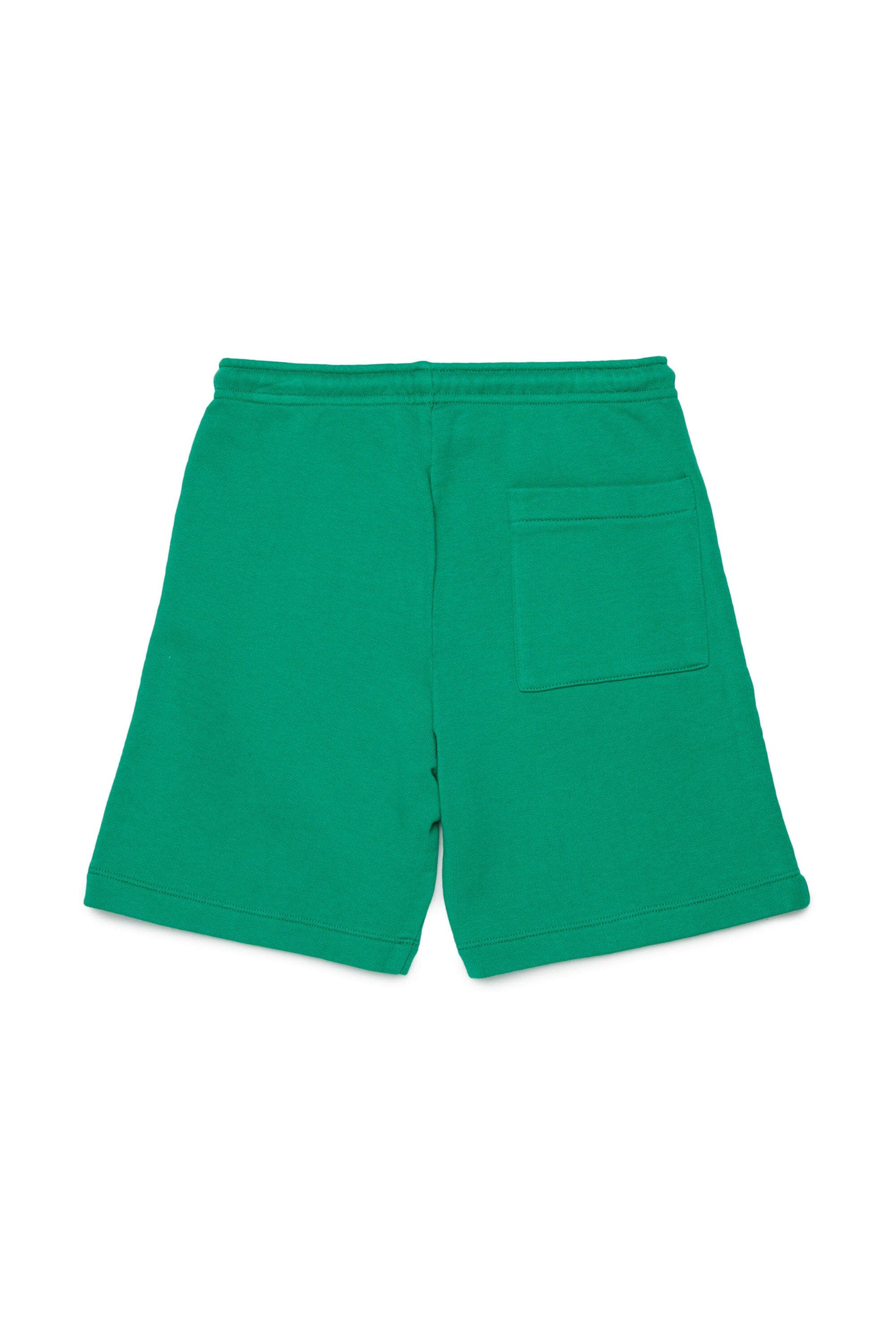 Fleece shorts with logo