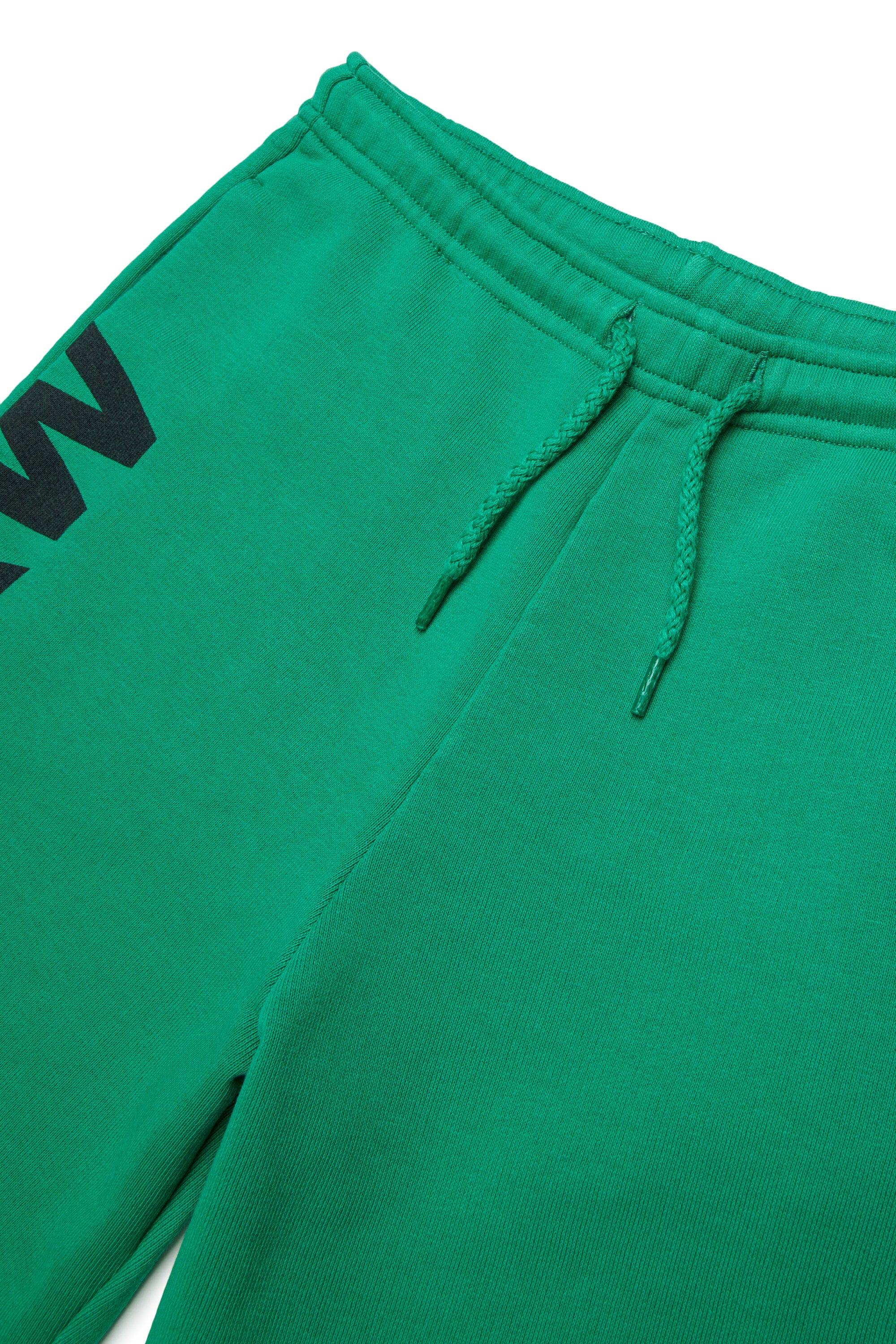 Fleece shorts with logo