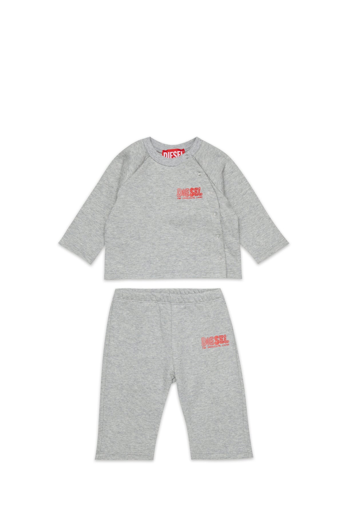 Baby jumpsuit with logo