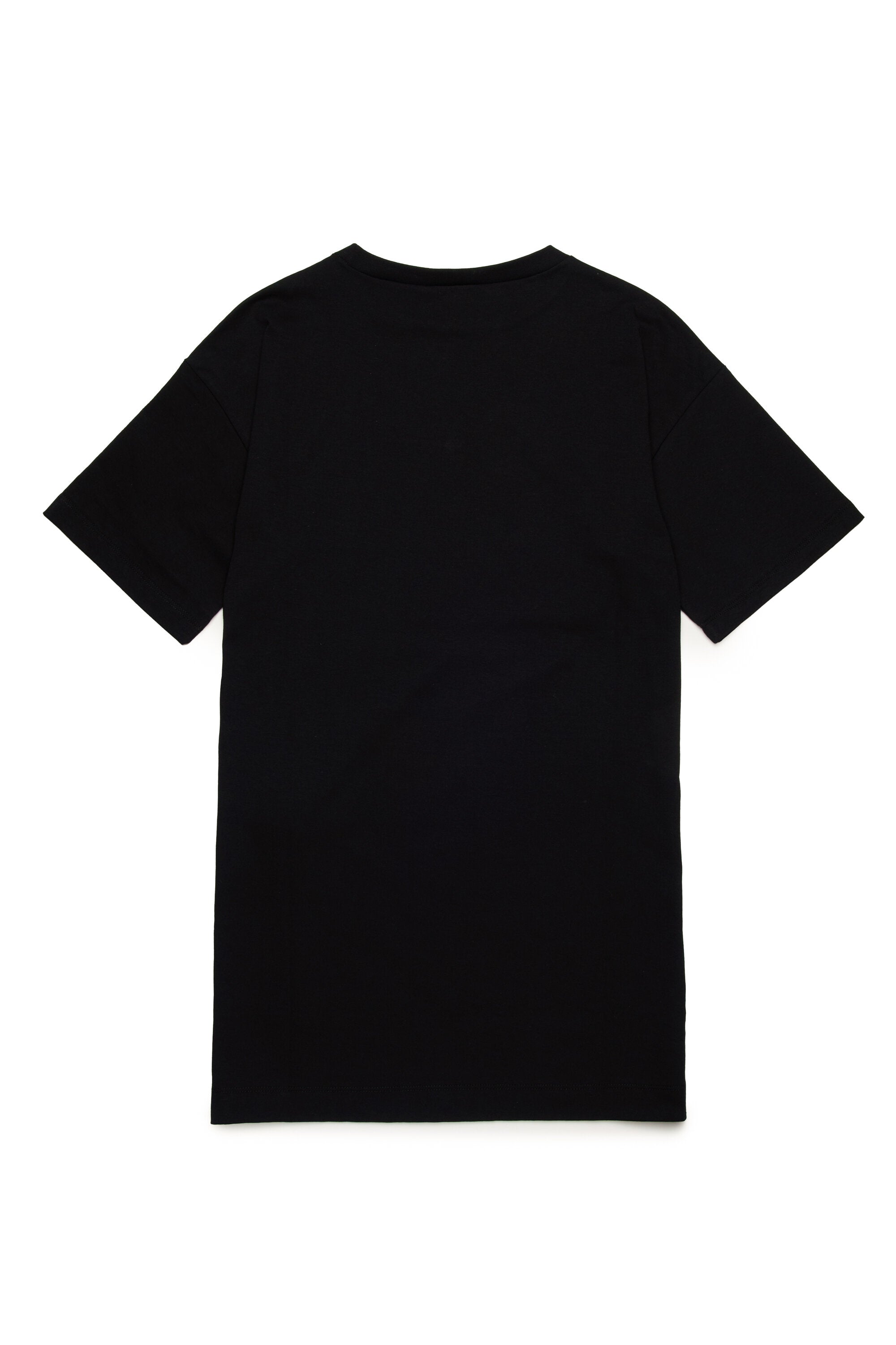 Branded jersey cover-up dress