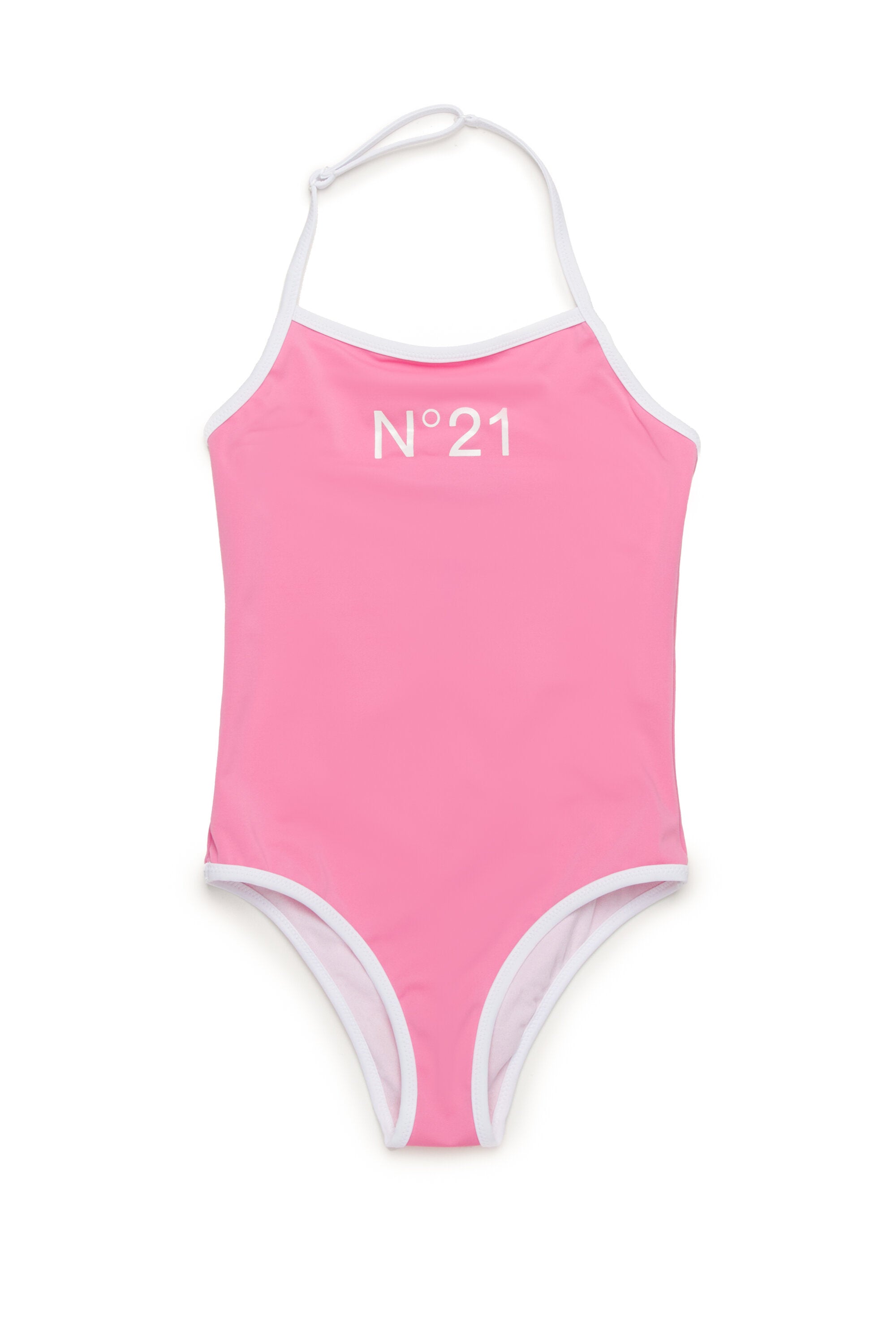 One-piece branded swimsuit