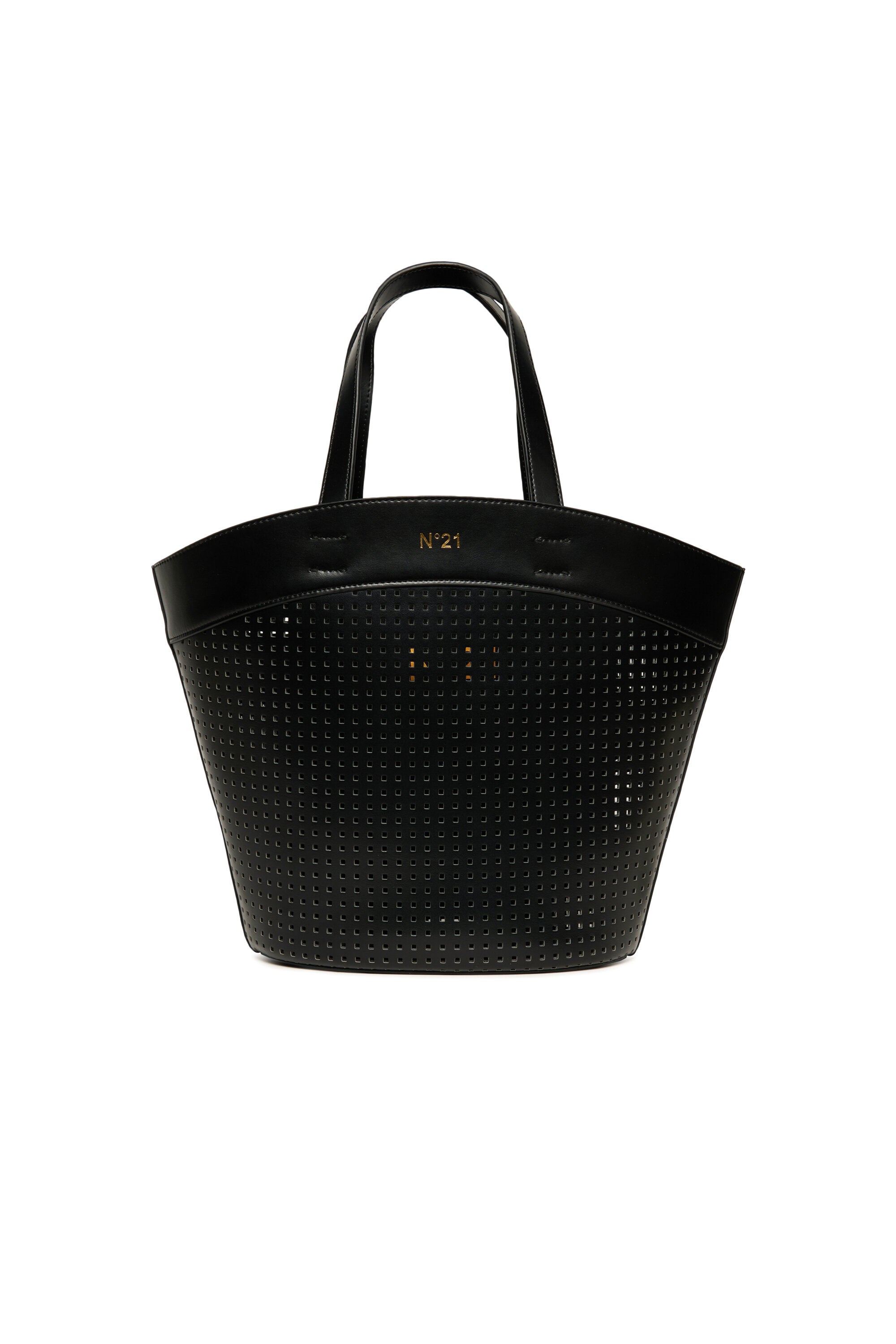 Perforated shopper bag