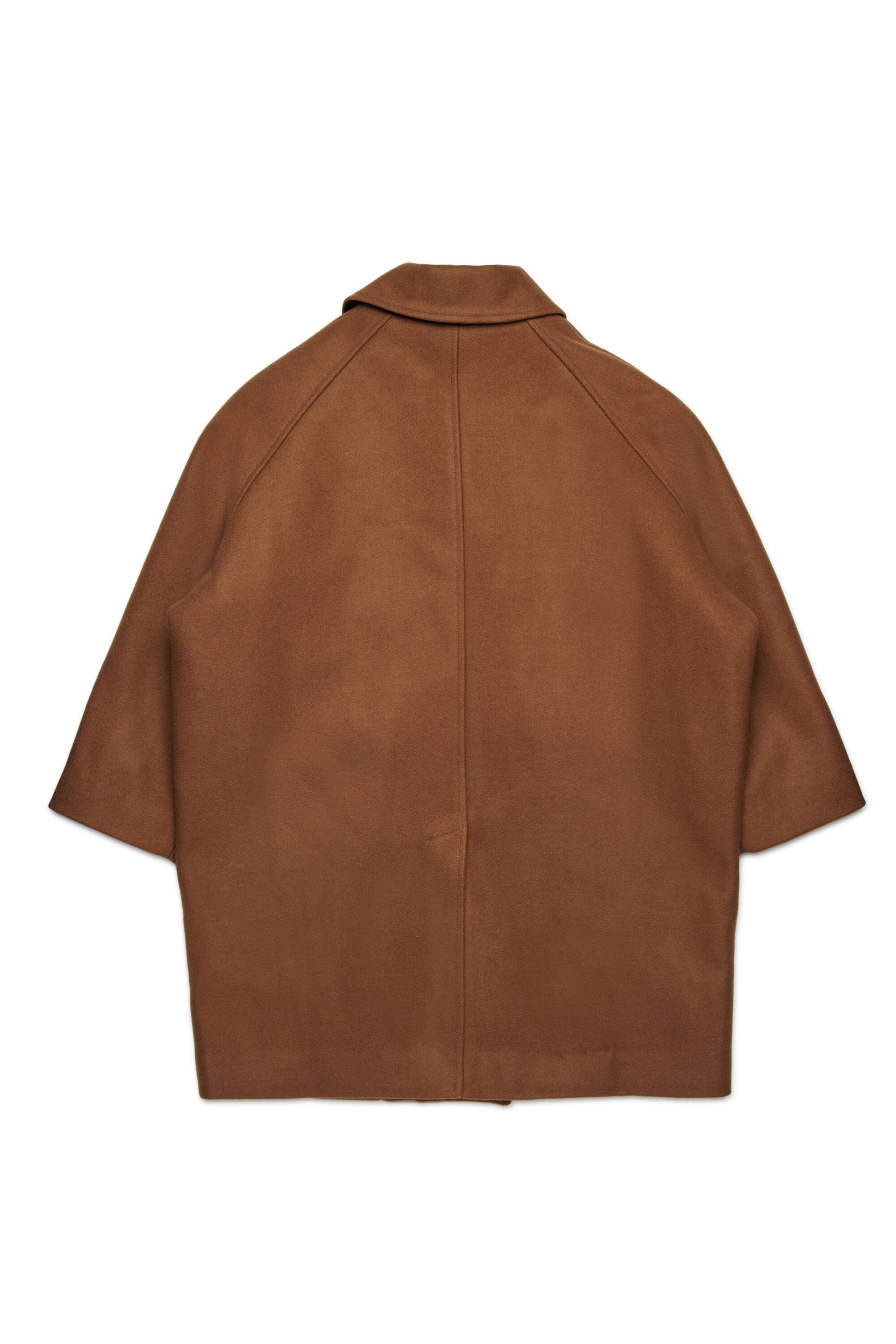 Double-breasted egg-shape cloth coat