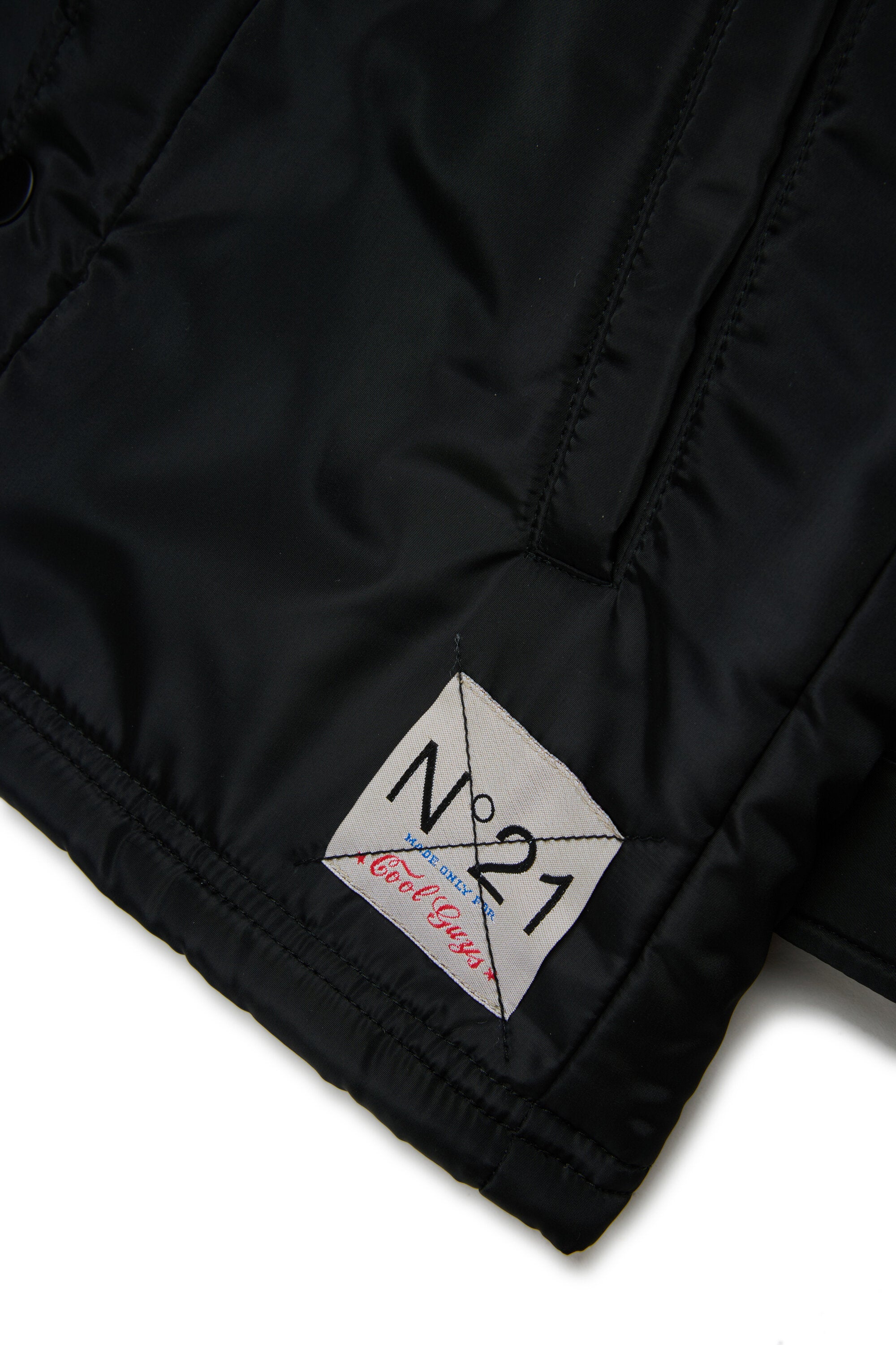 Long jacket with teddy inner