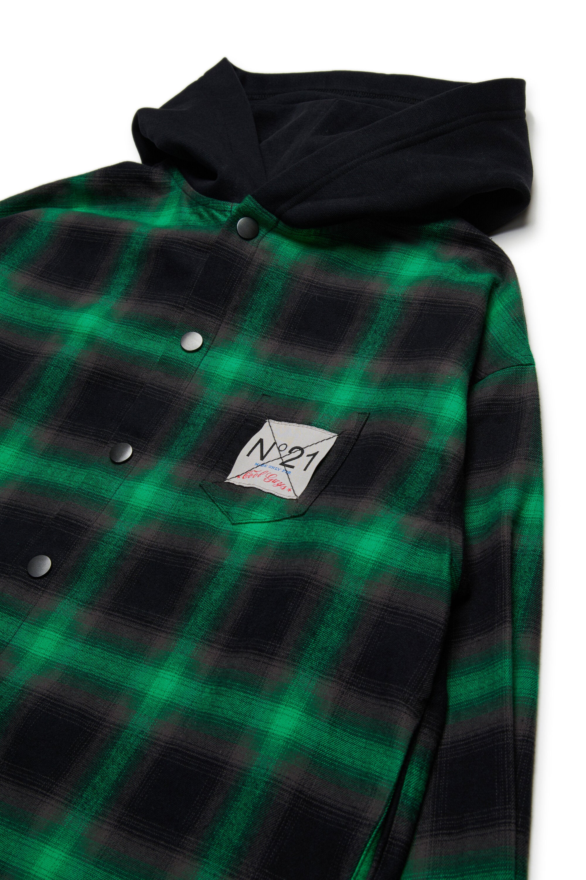 Plaid flannel overshirt