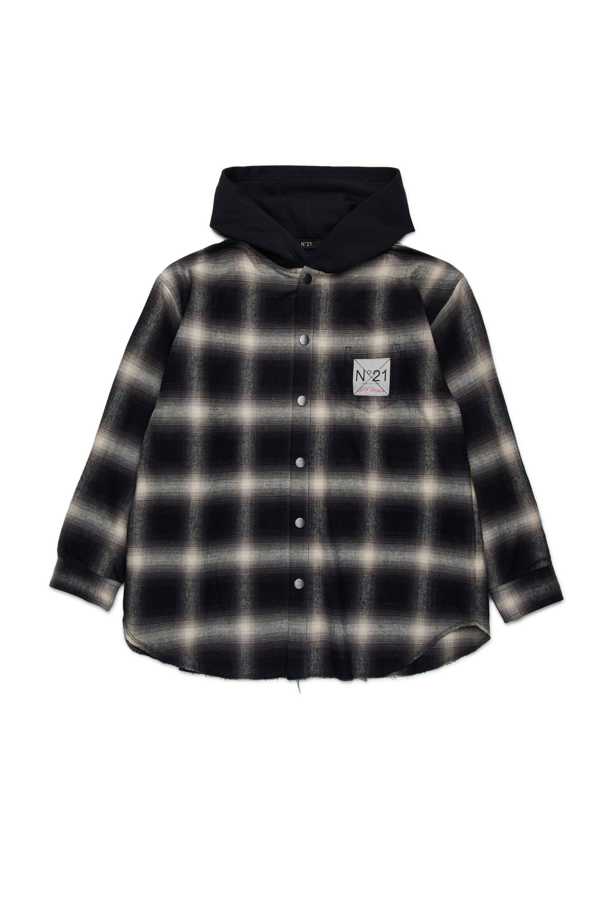 Plaid flannel overshirt