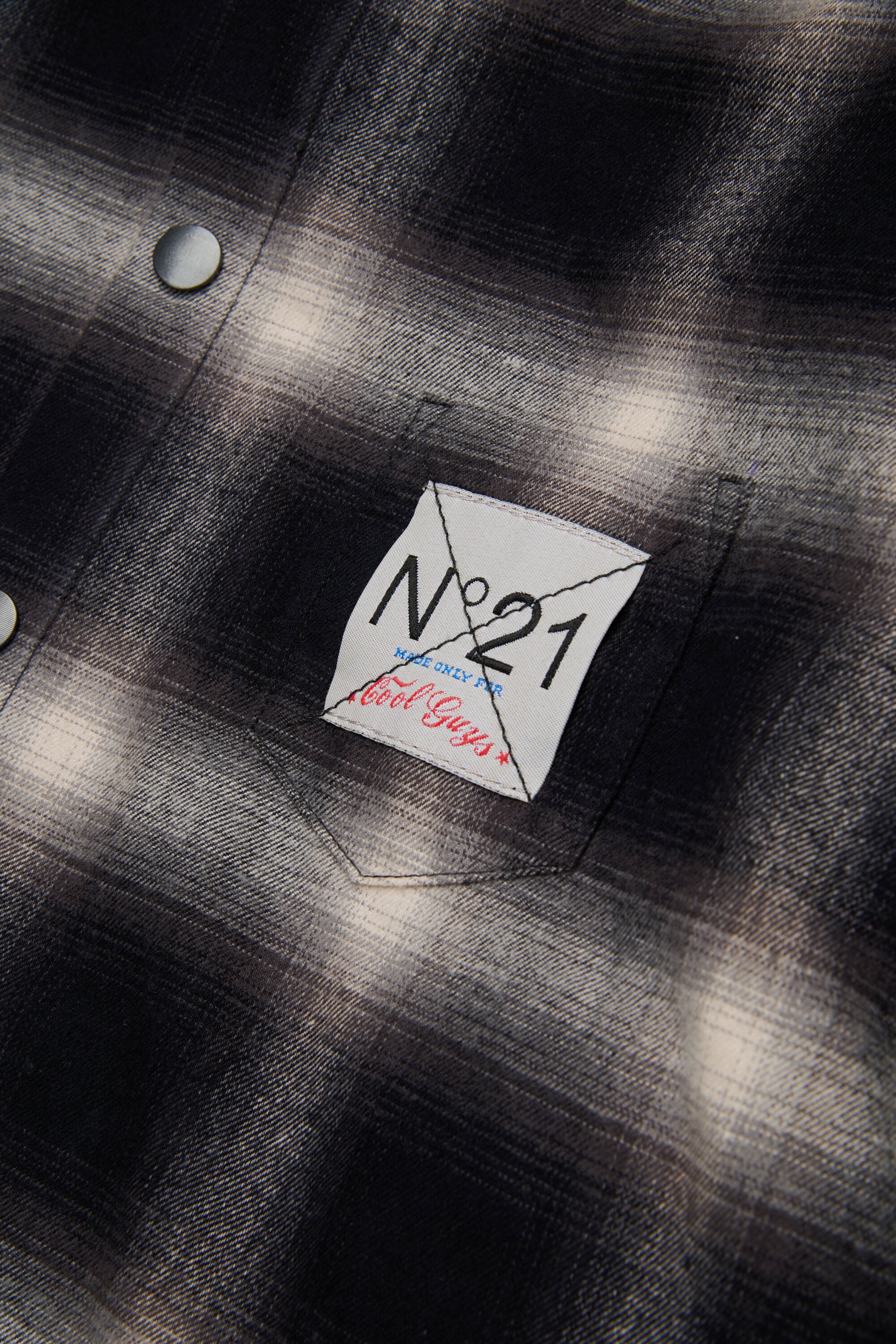 Plaid flannel overshirt