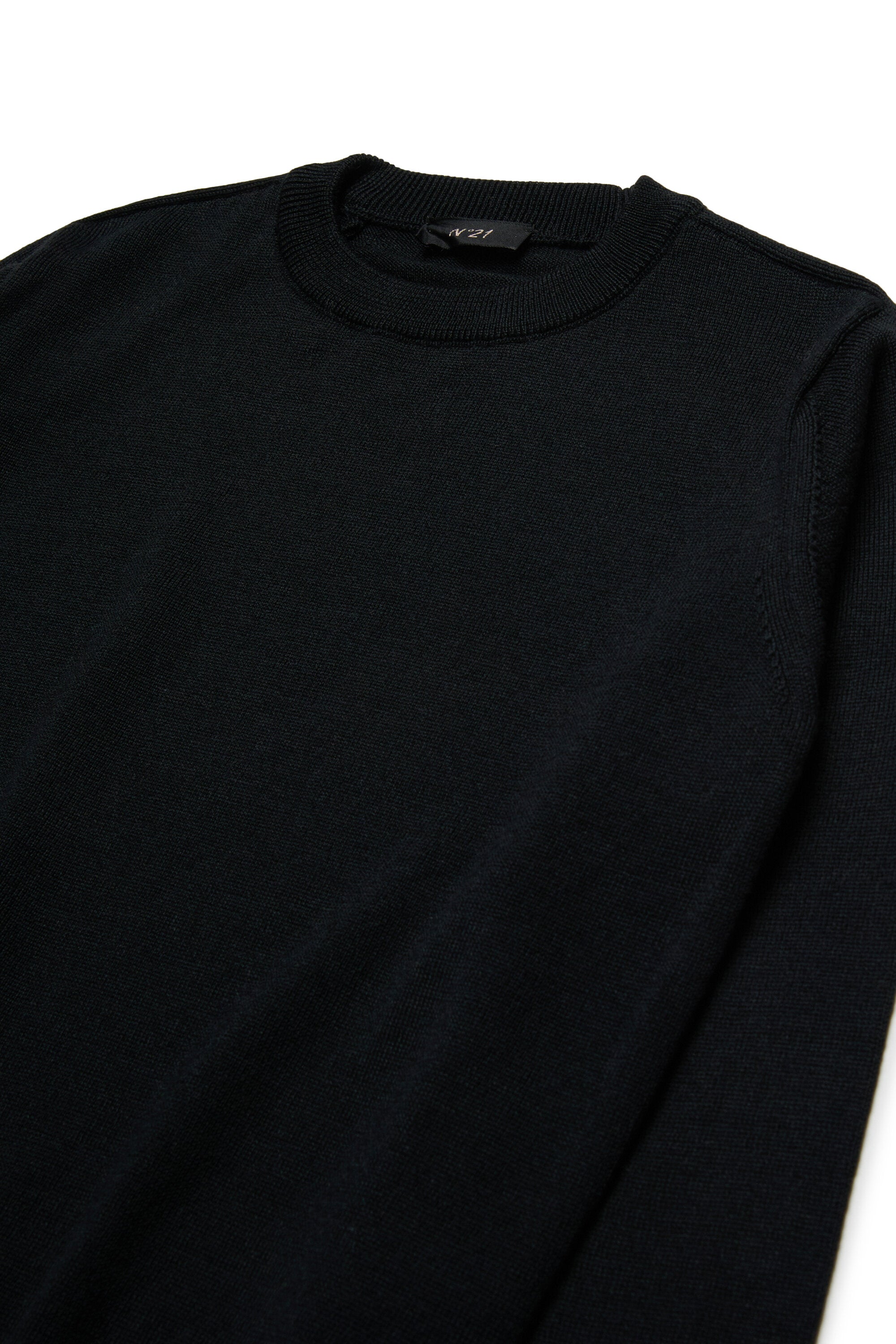 Branded wool-blend pullover