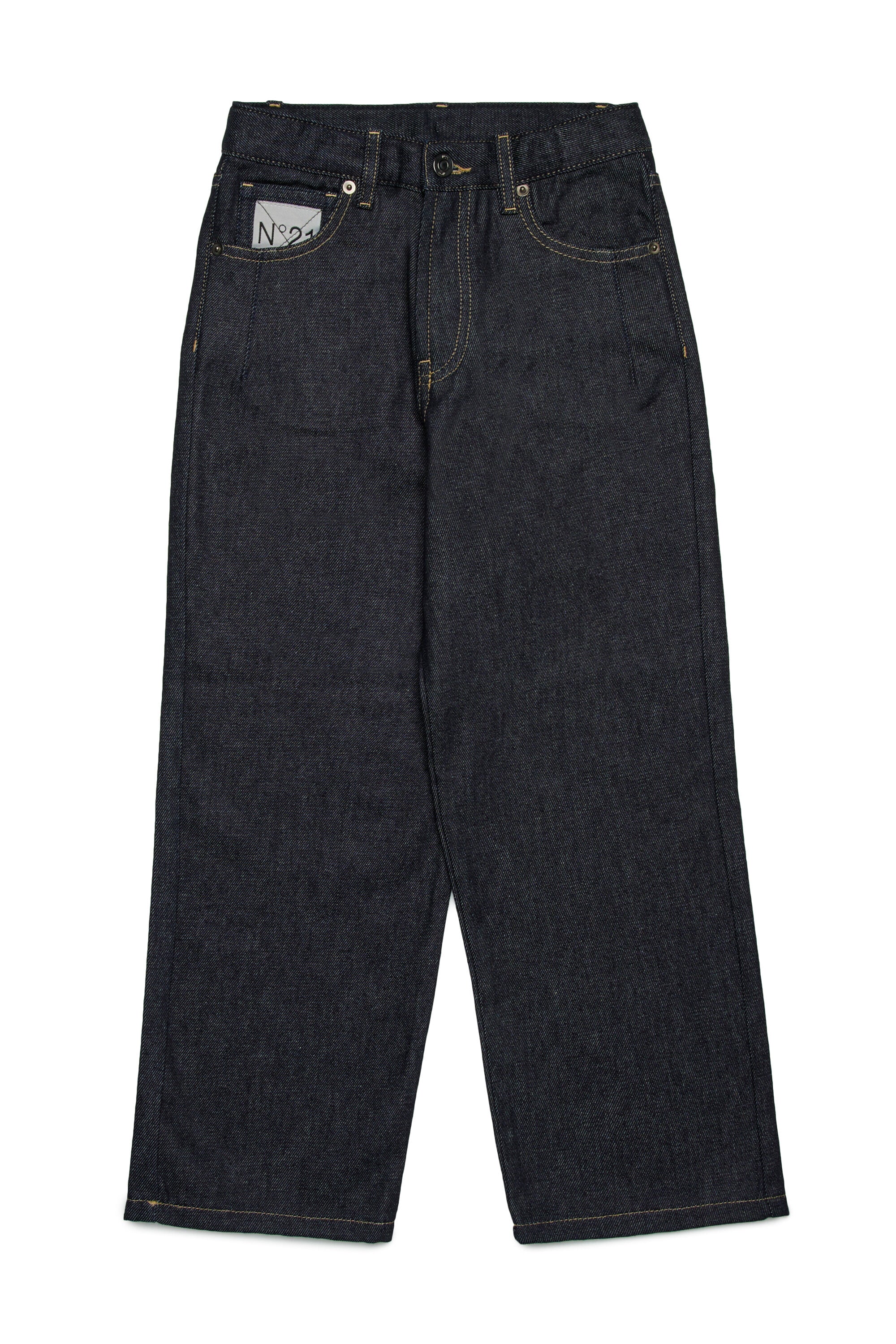 Relaxed jeans in dark denim