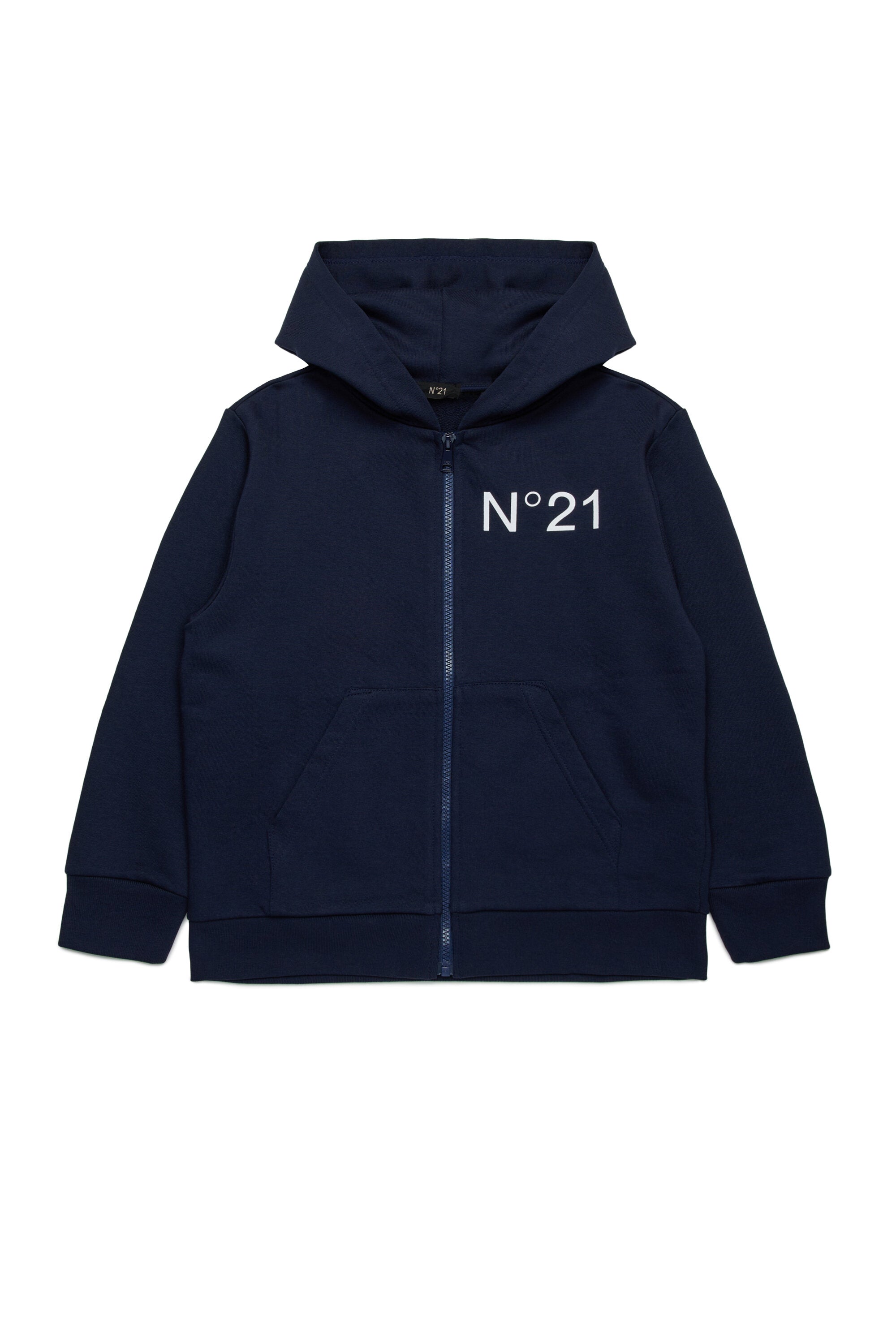 Oversize hooded sweatshirt with logo