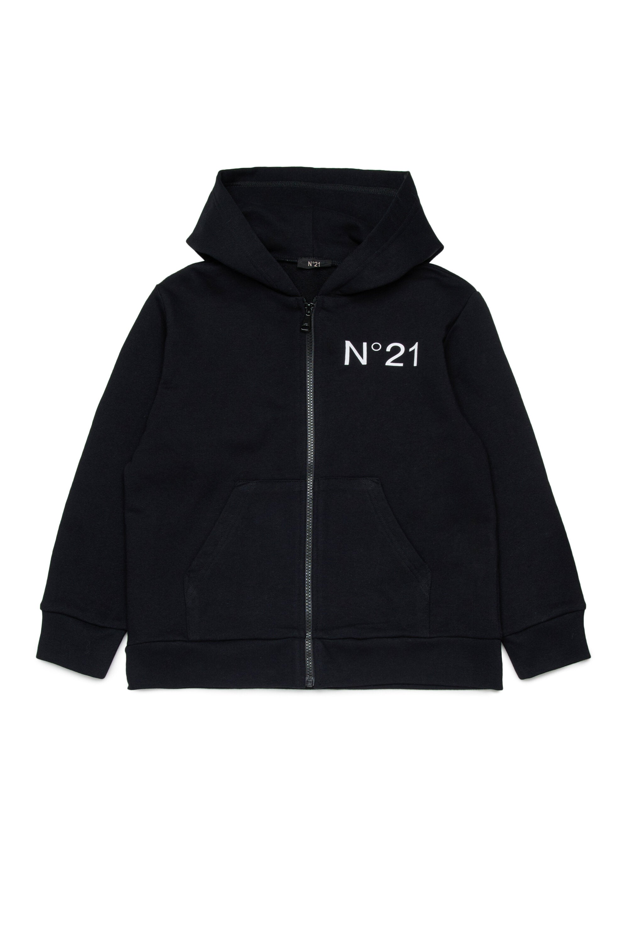 Oversize hooded sweatshirt with logo
