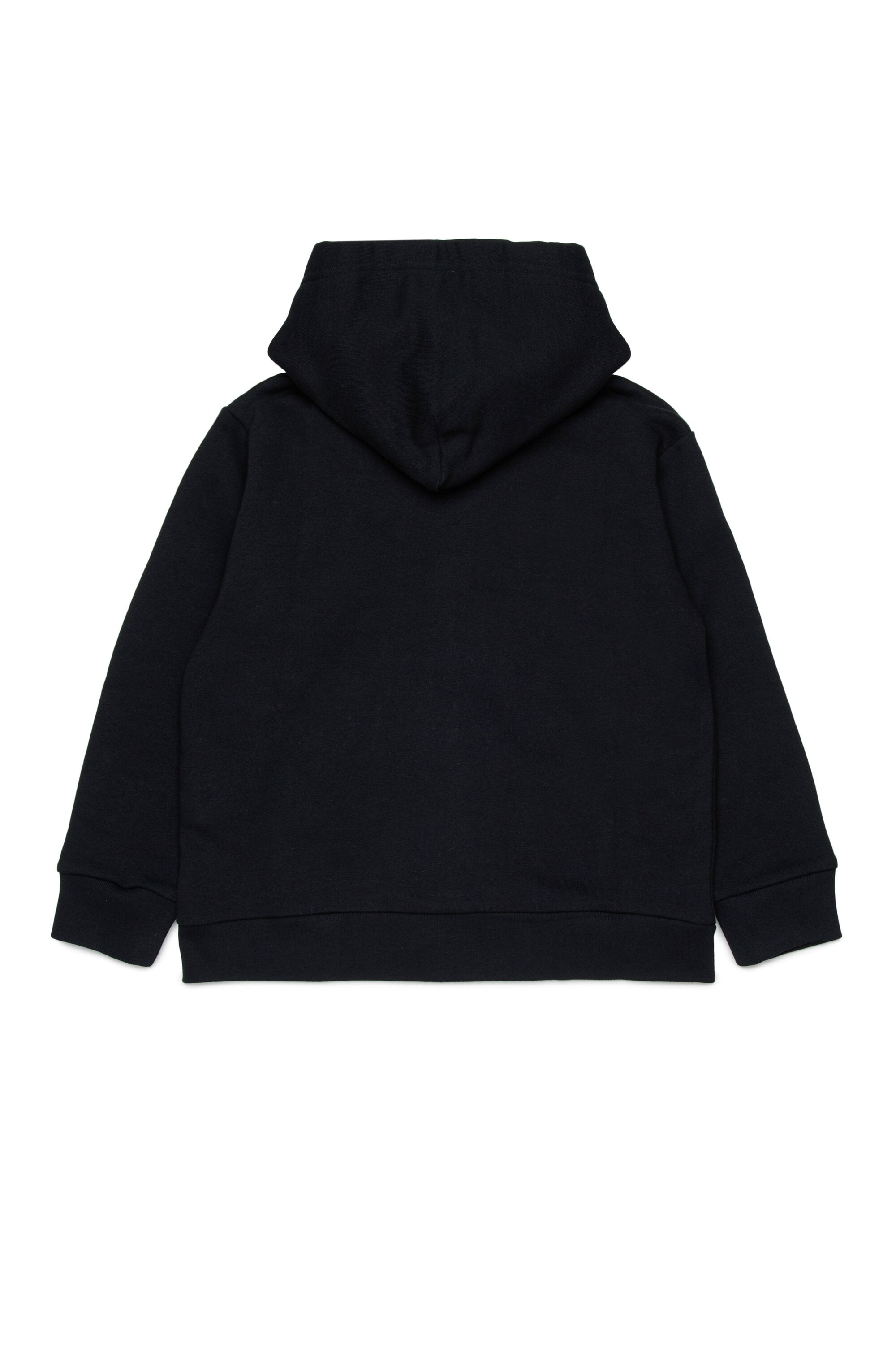 Oversize hooded sweatshirt with logo