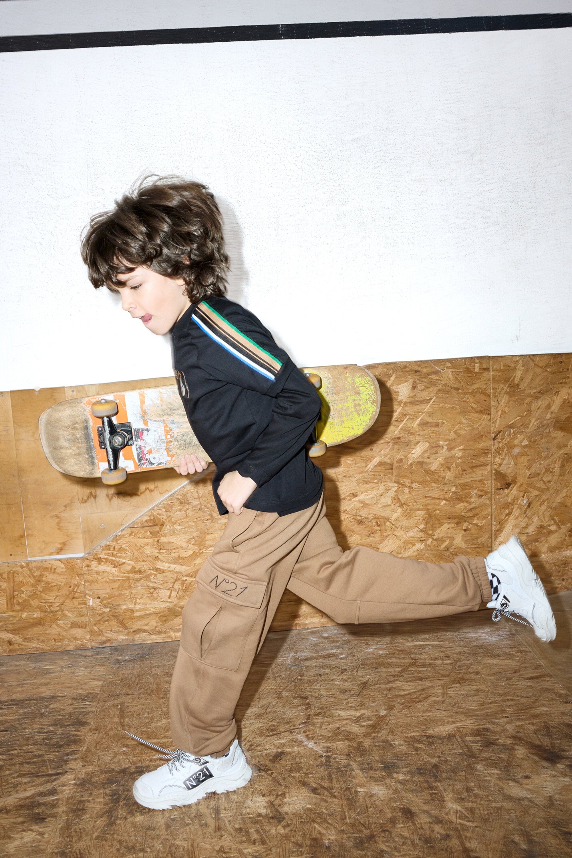 Fleece jogger pants with maxi pocket