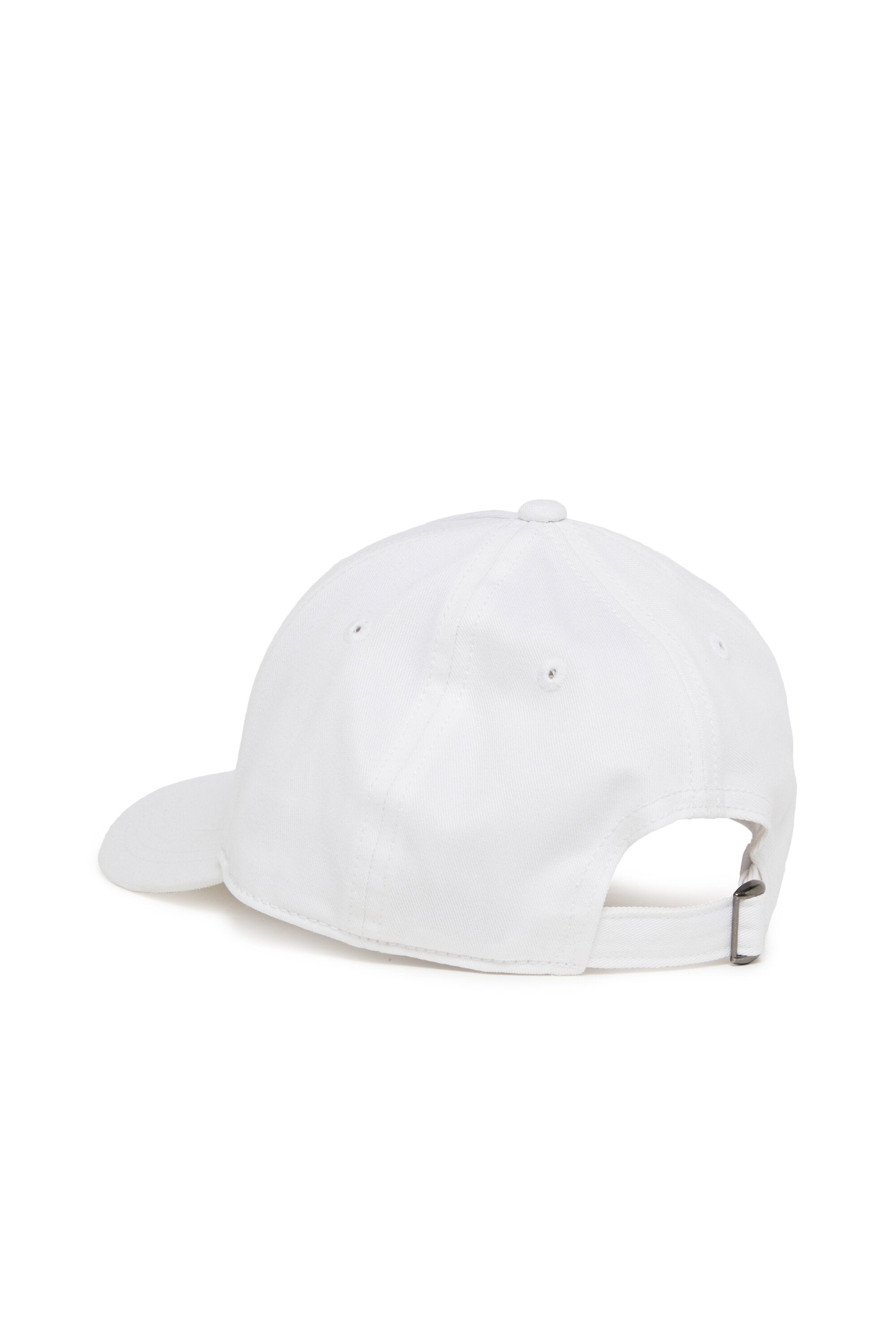 Branded gabardine baseball cap
