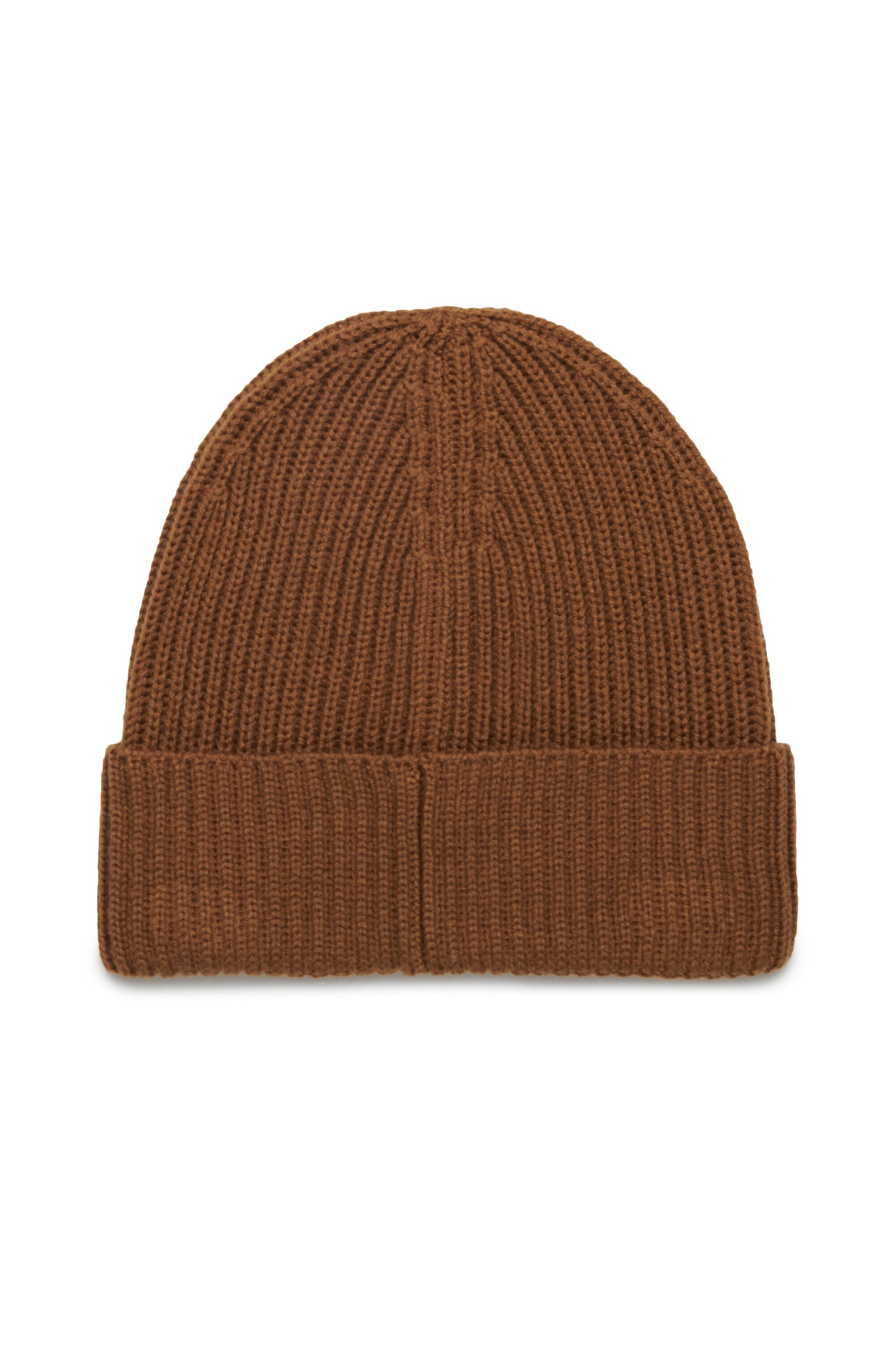 Wool blend beanie with logo