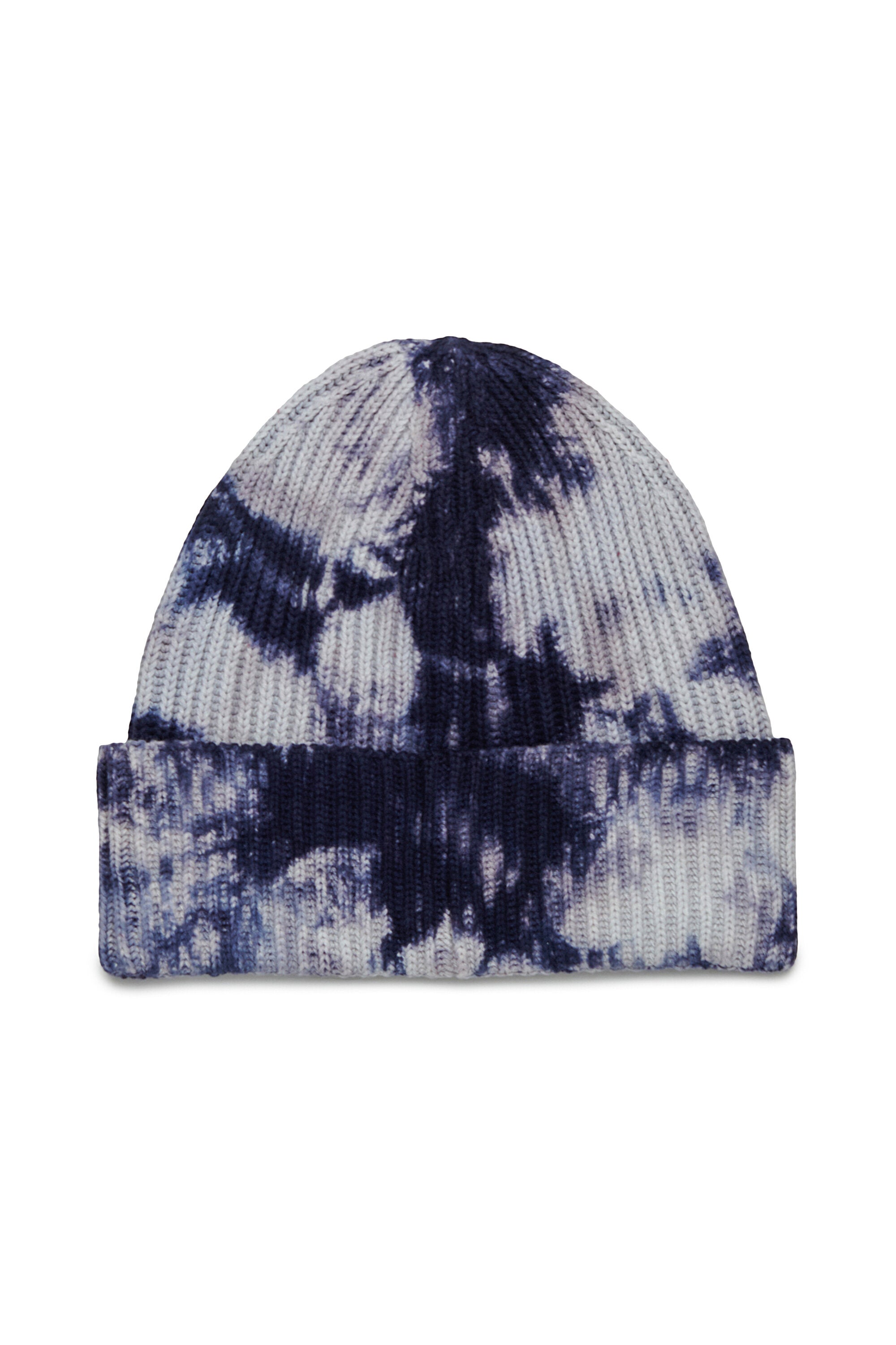 Tie-dye knit beanie