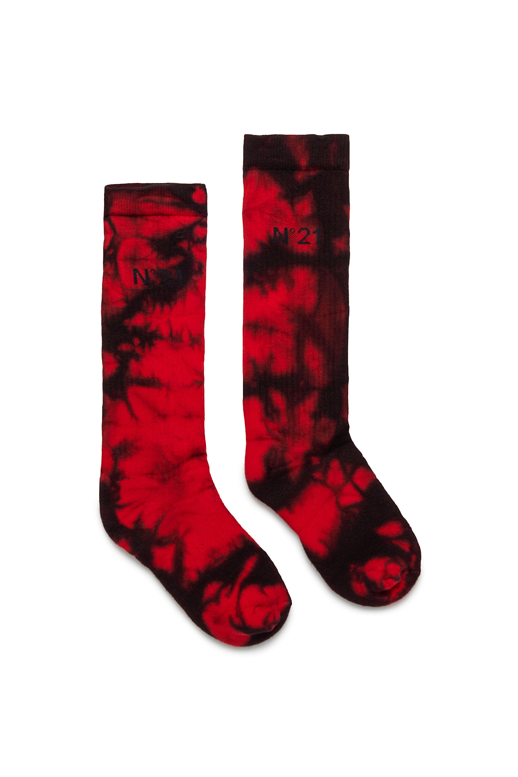 Cotton blend tie-dye socks