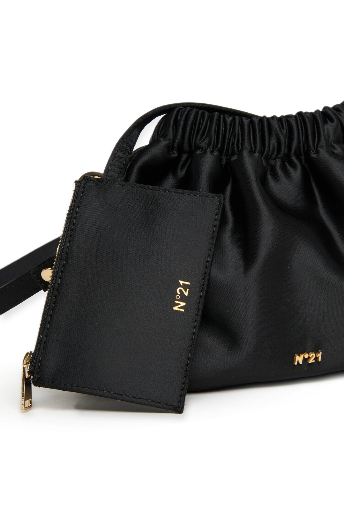 Shoulder bag with logo
