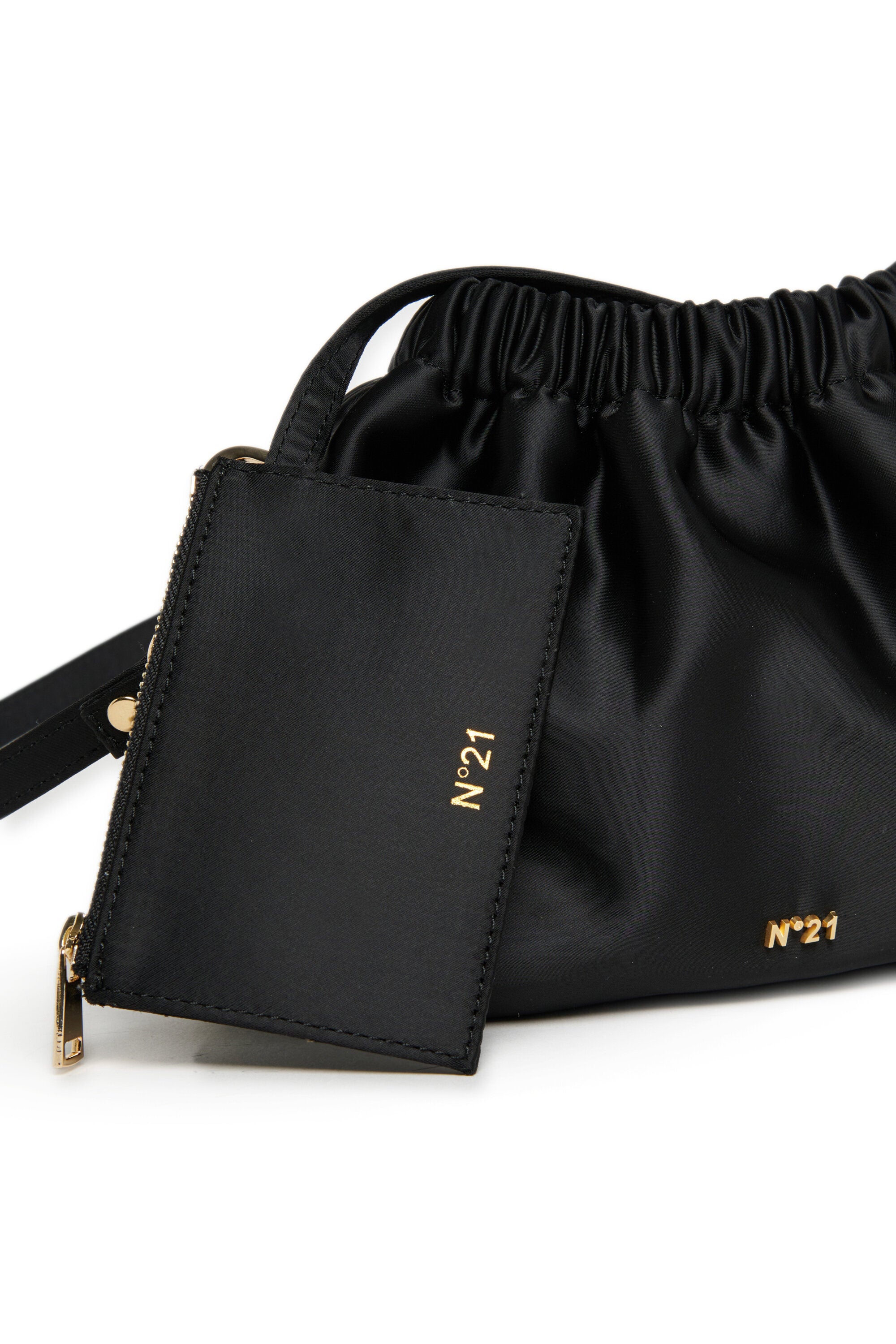 Shoulder bag with logo